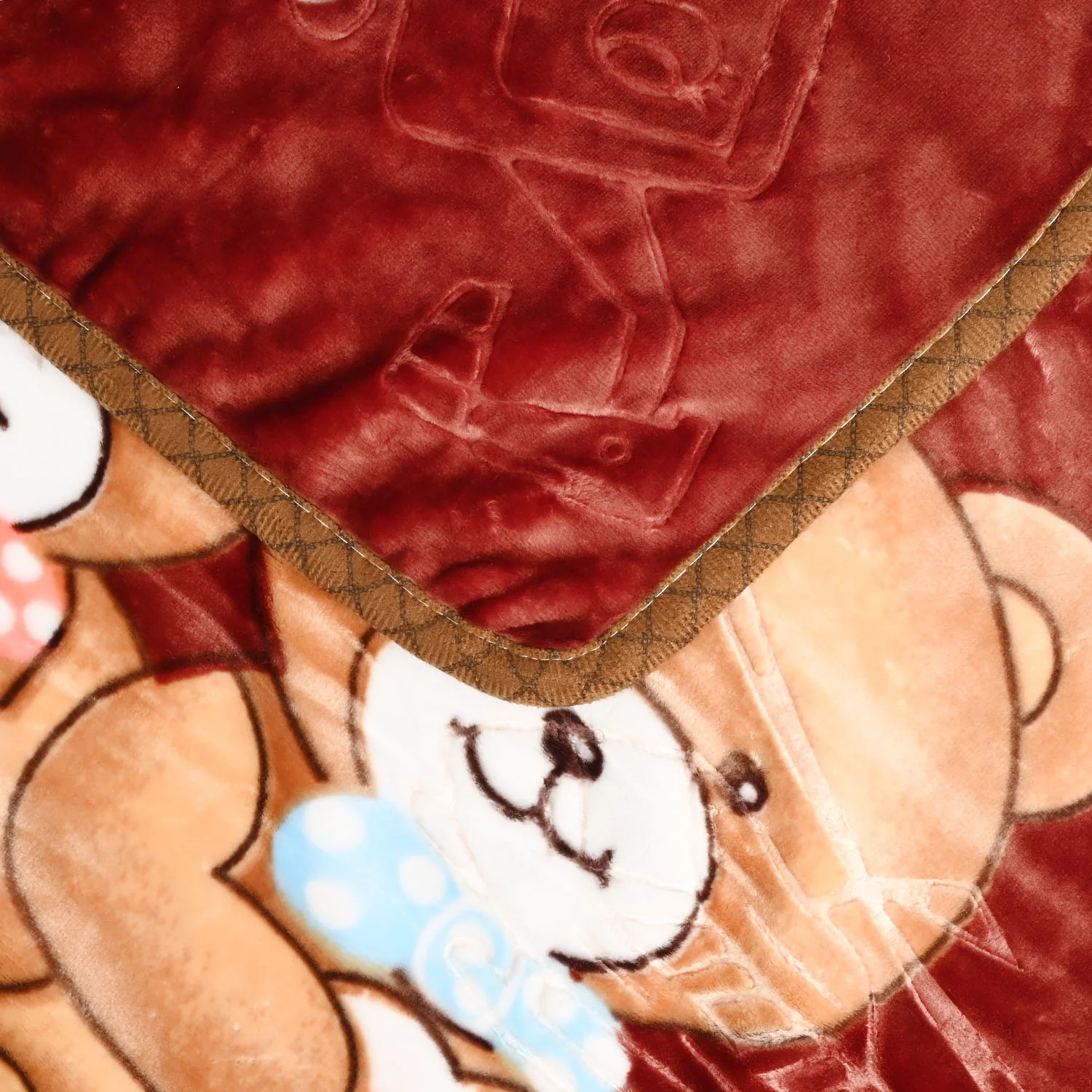 BABY PLUSH BLANKET 1435 BROWN - Image 5