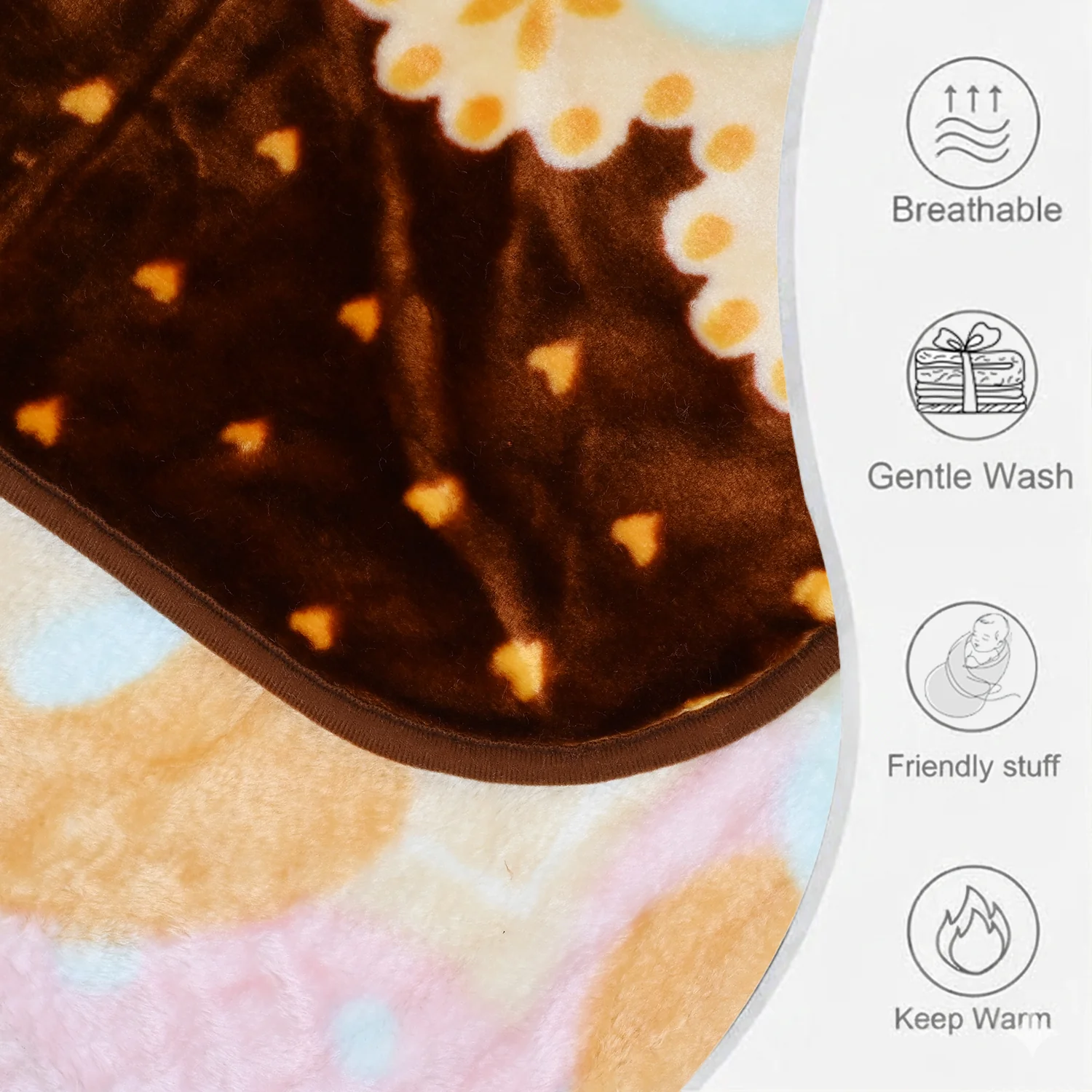 Baby Mora Mink Zipper Plush Blanket - Image 5