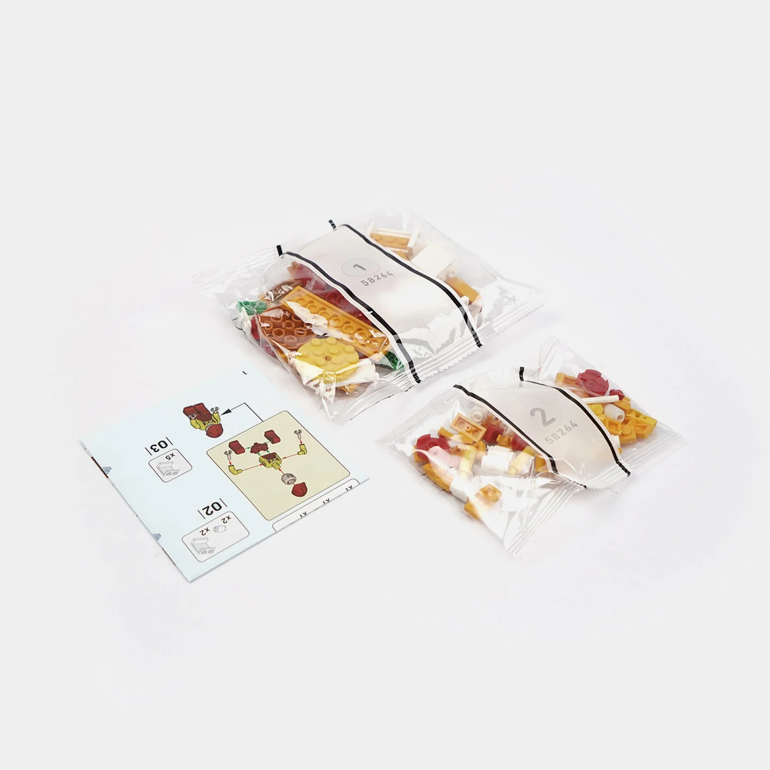 Burger Stall Building Blocks Play Set for Kids - Image 2