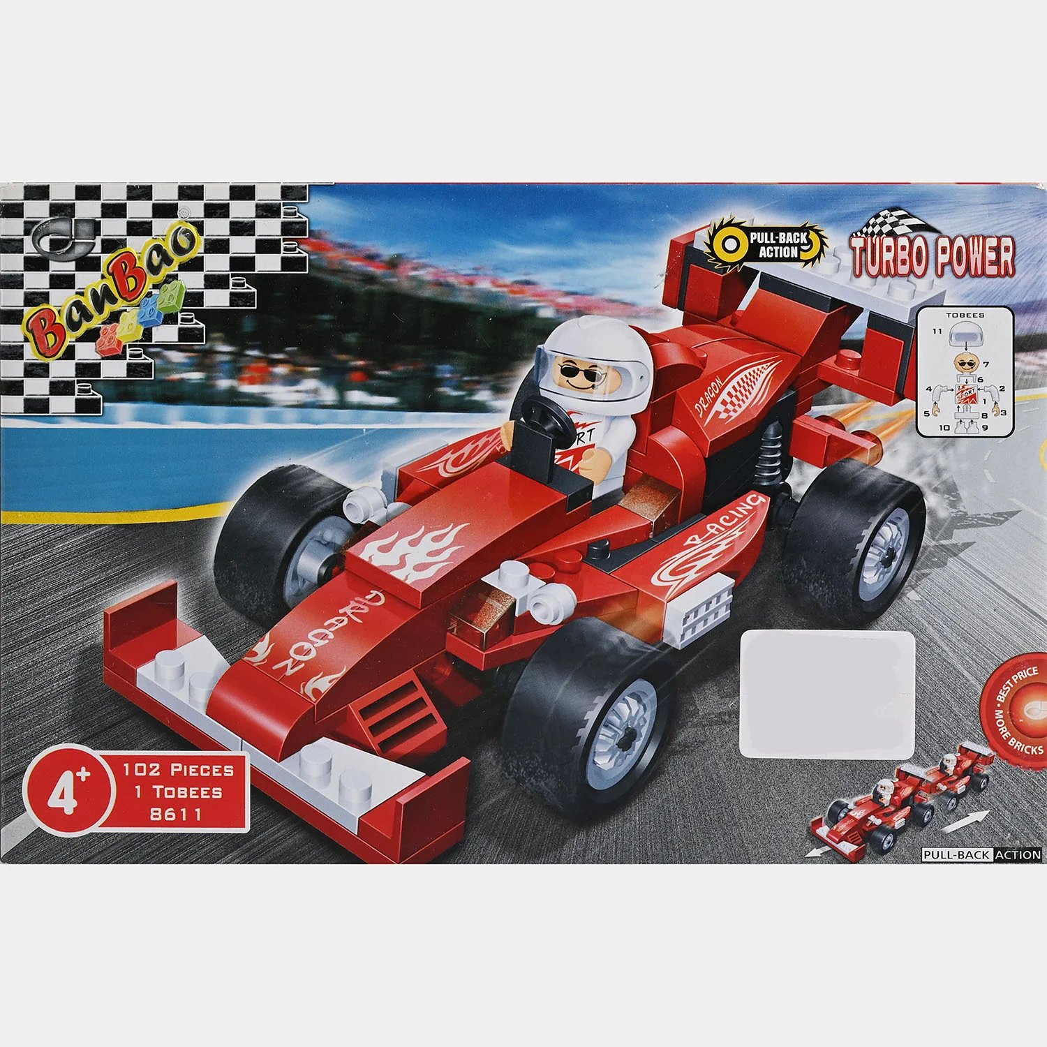 DIY Racing Car Building Block Set - Image 3