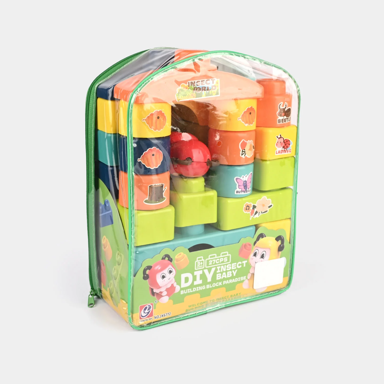 Kids Building Blocks Set - 27 Pieces - Image 3