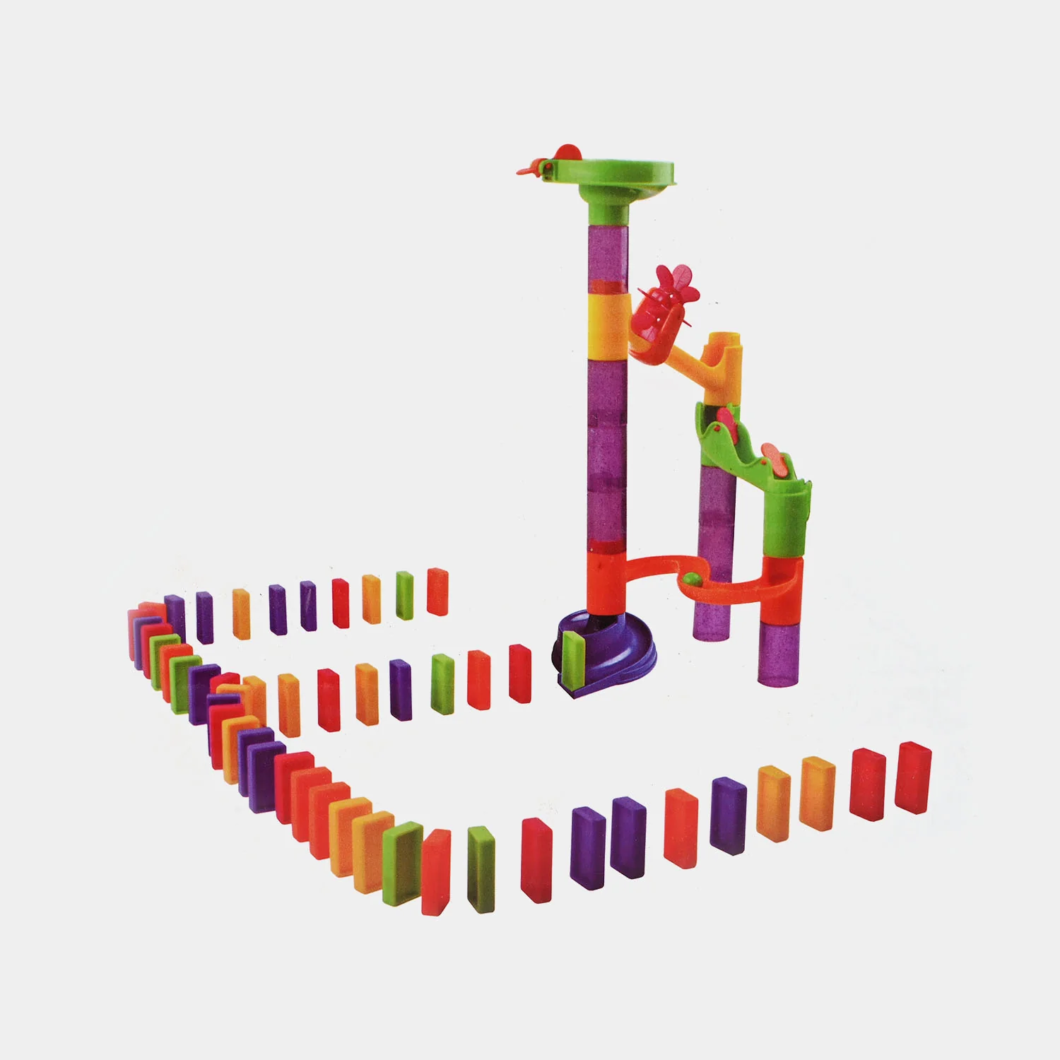Super Marble Deluxe Race Game – 79-Piece Set - Image 2