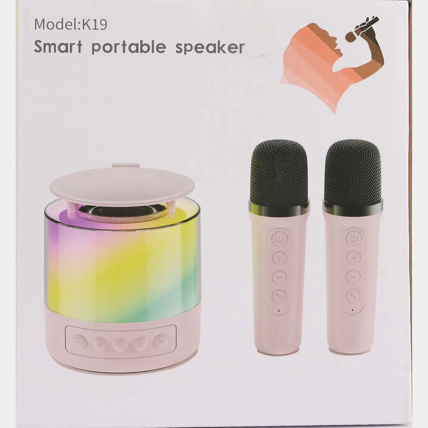 Bluetooth Speaker With 2 Wireless Microphones Karaoke Music Play - Image 8