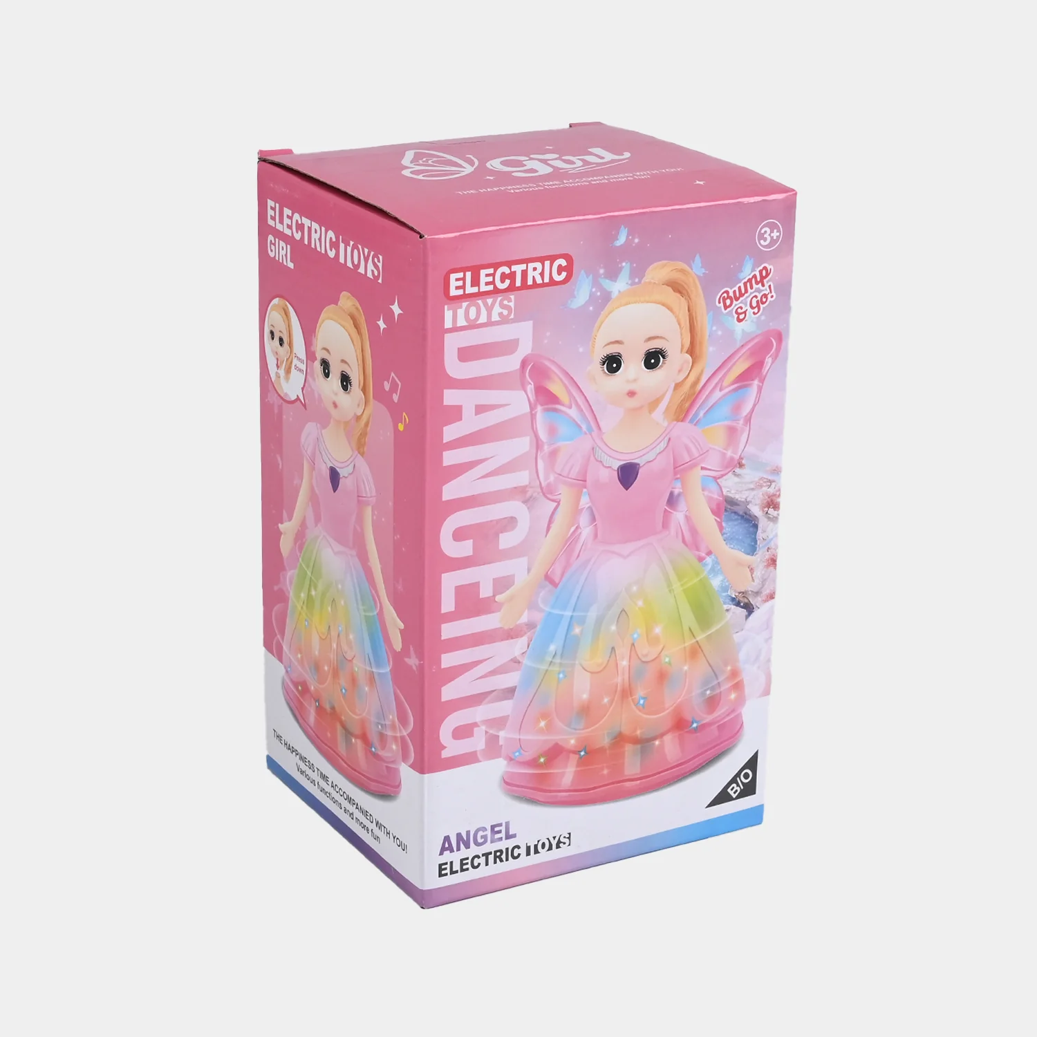 Rotating Doll Universal with Light & Music, Flapping Wings - Image 3