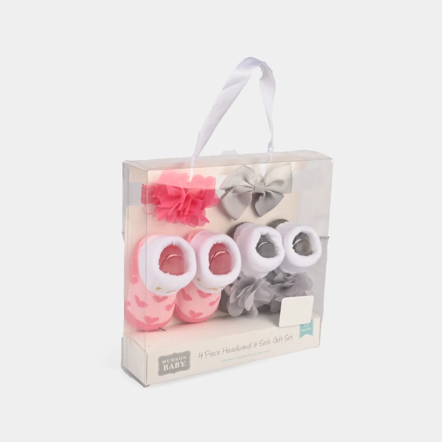 Baby 4-Piece Headband & Sock Gift Set - Image 3