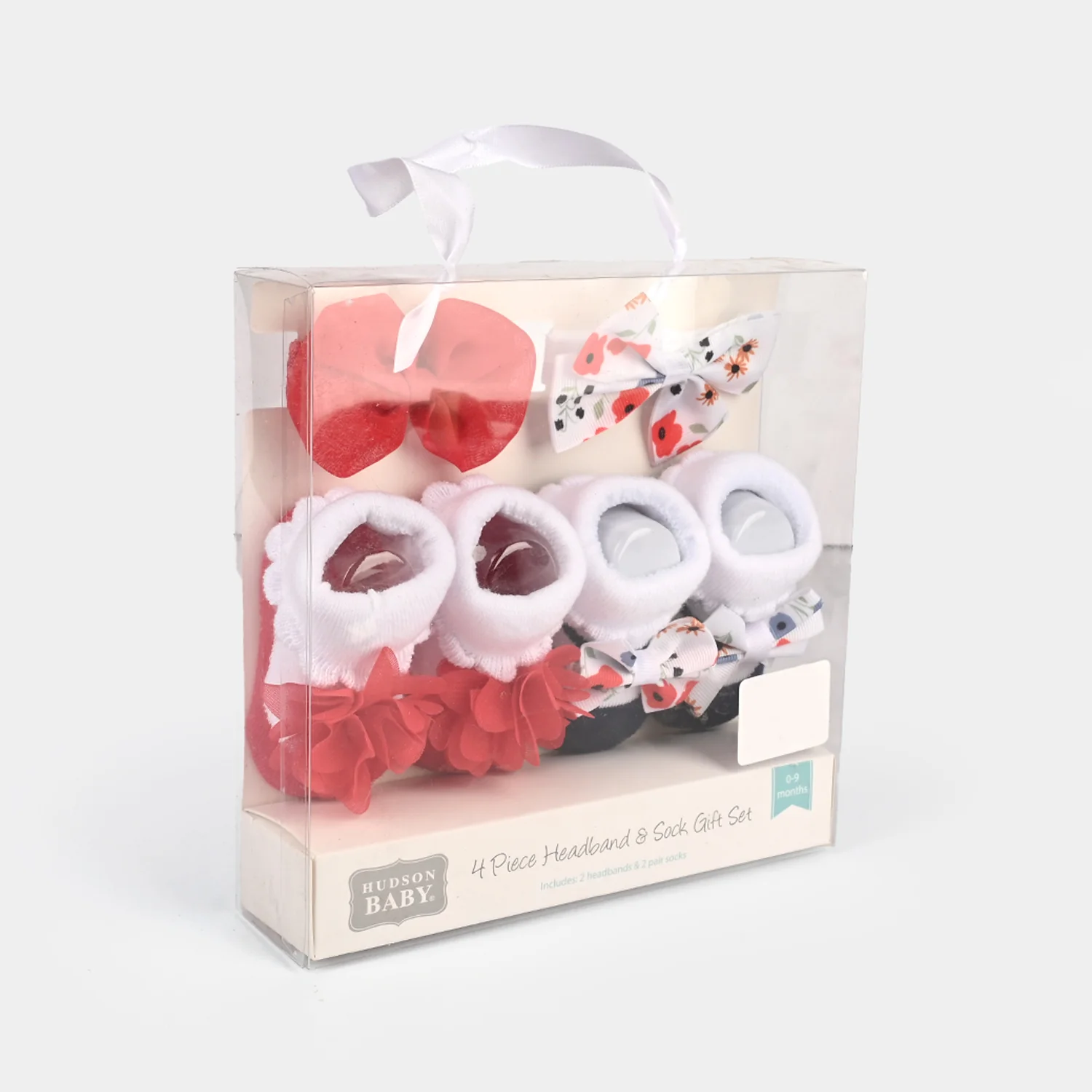 Baby 4-Piece Headband & Sock Gift Set - Image 3