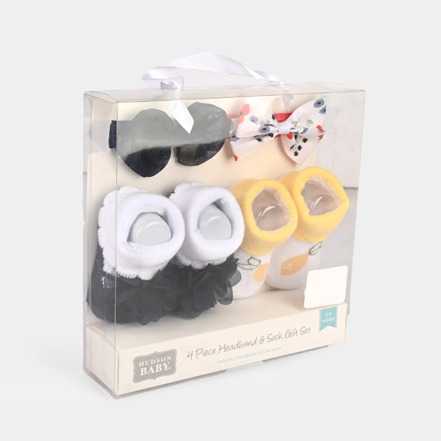Baby 4-Piece Headband & Sock Gift Set - Image 3