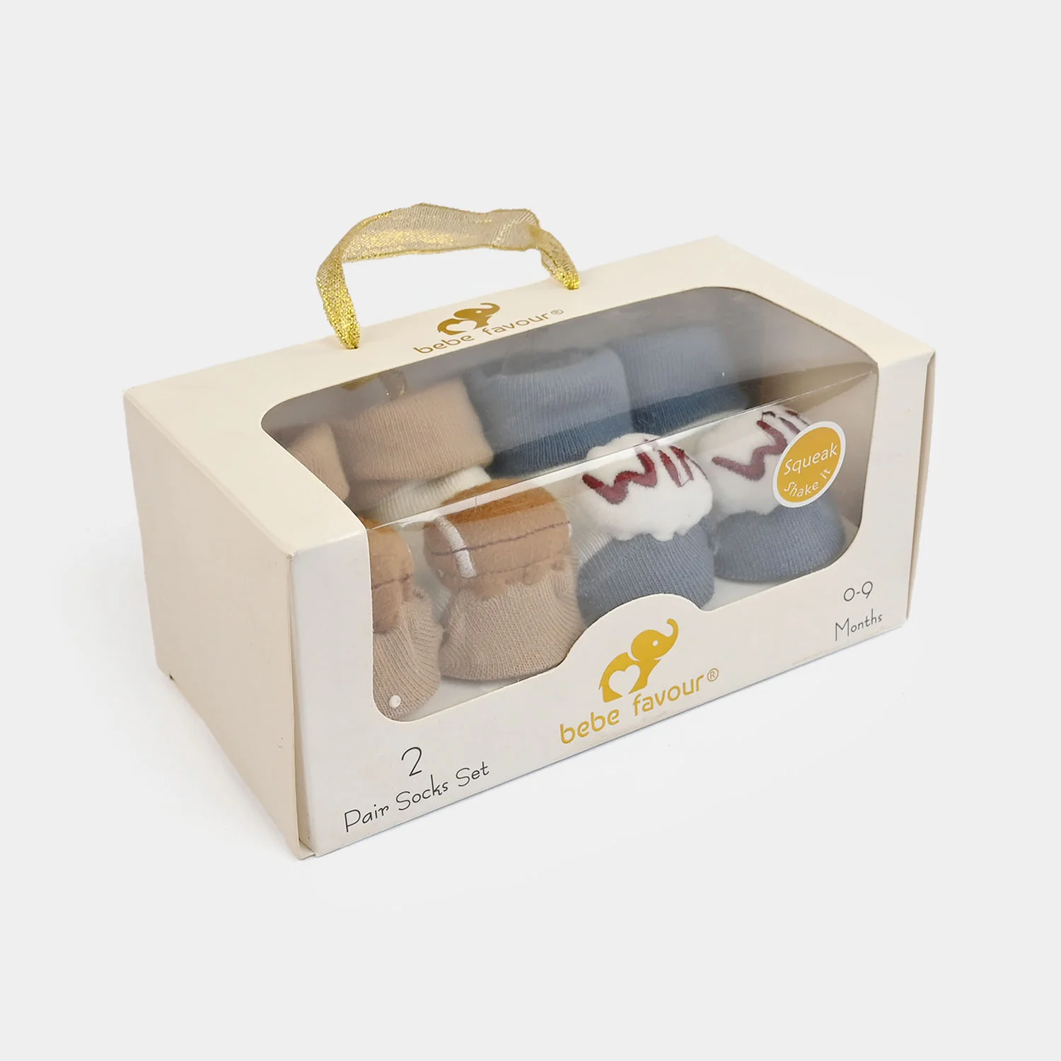 Premium Baby Socks Gift Set | 2 Pairs - Image 3