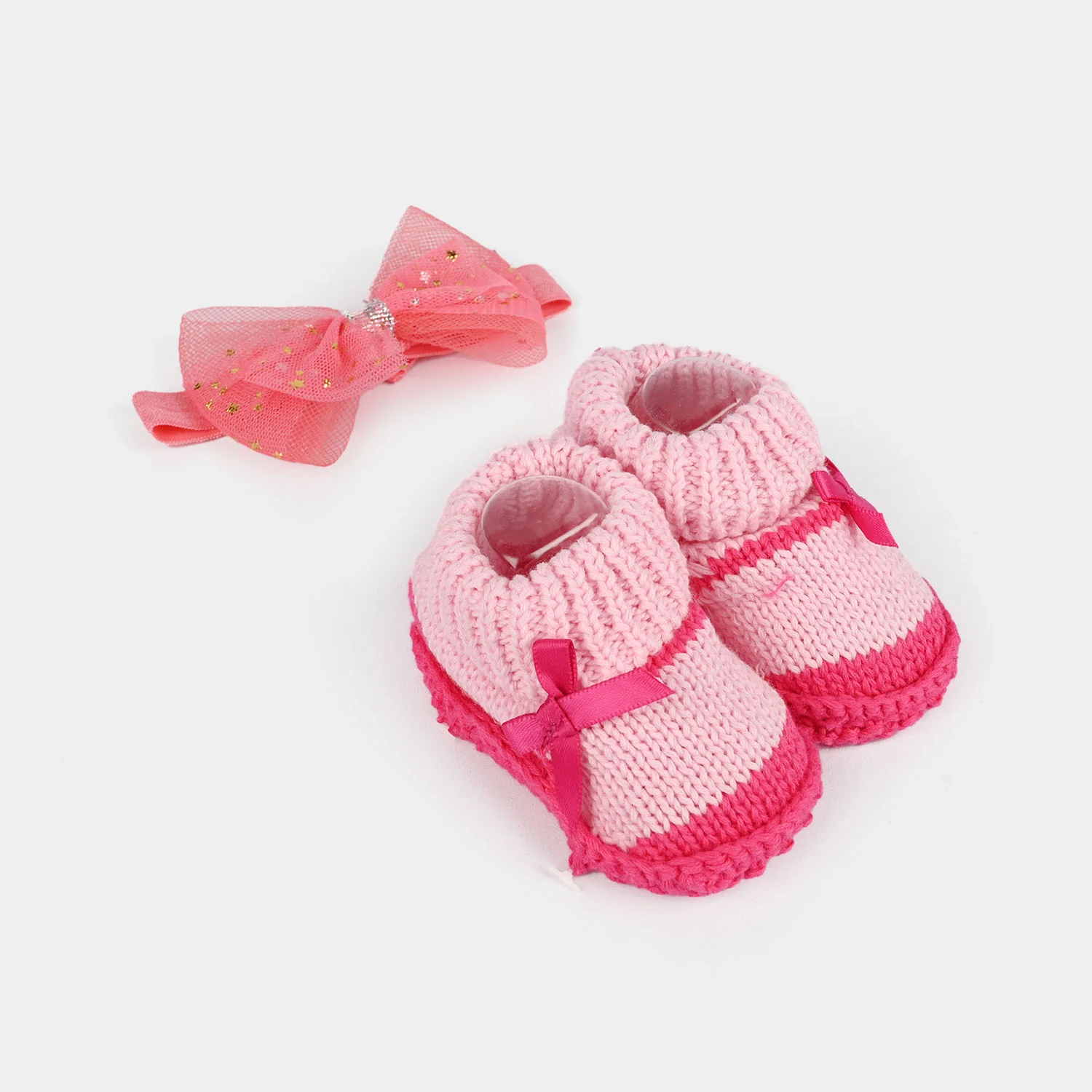 Baby Socks Booties with Headband | 3-12M