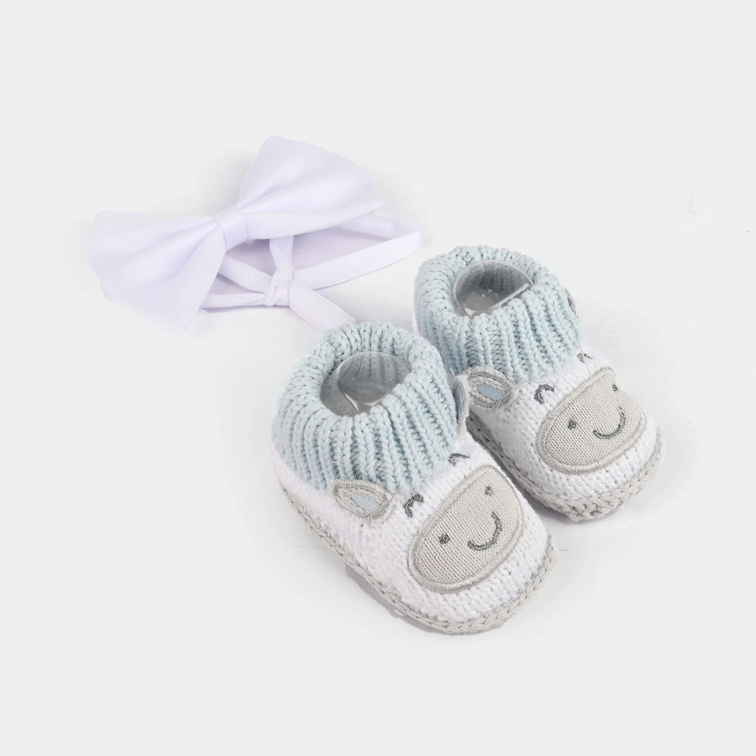 Baby Socks Booties with Headband | 3-12M