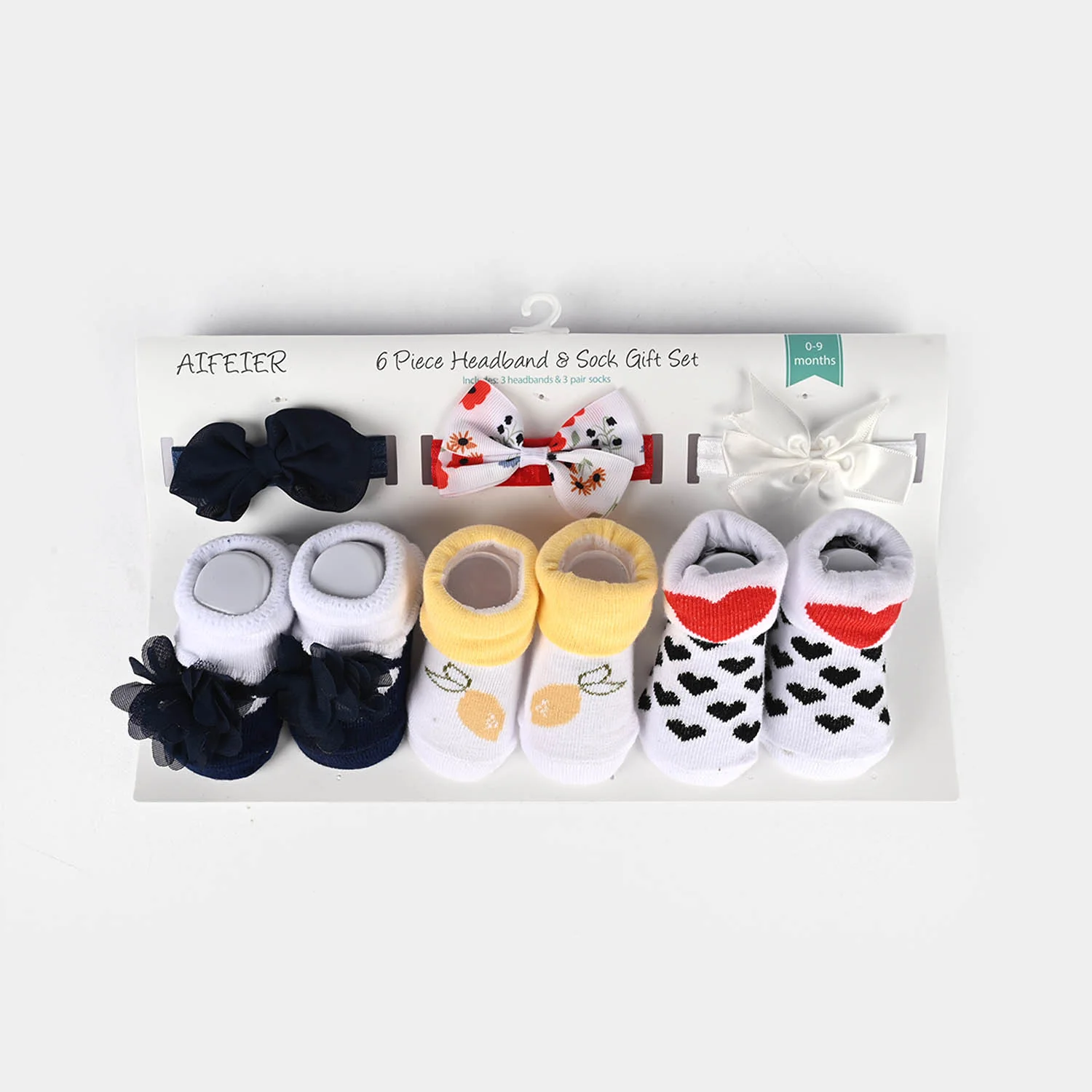 Baby Booties With Ribbon Pack of 3 - Image 2