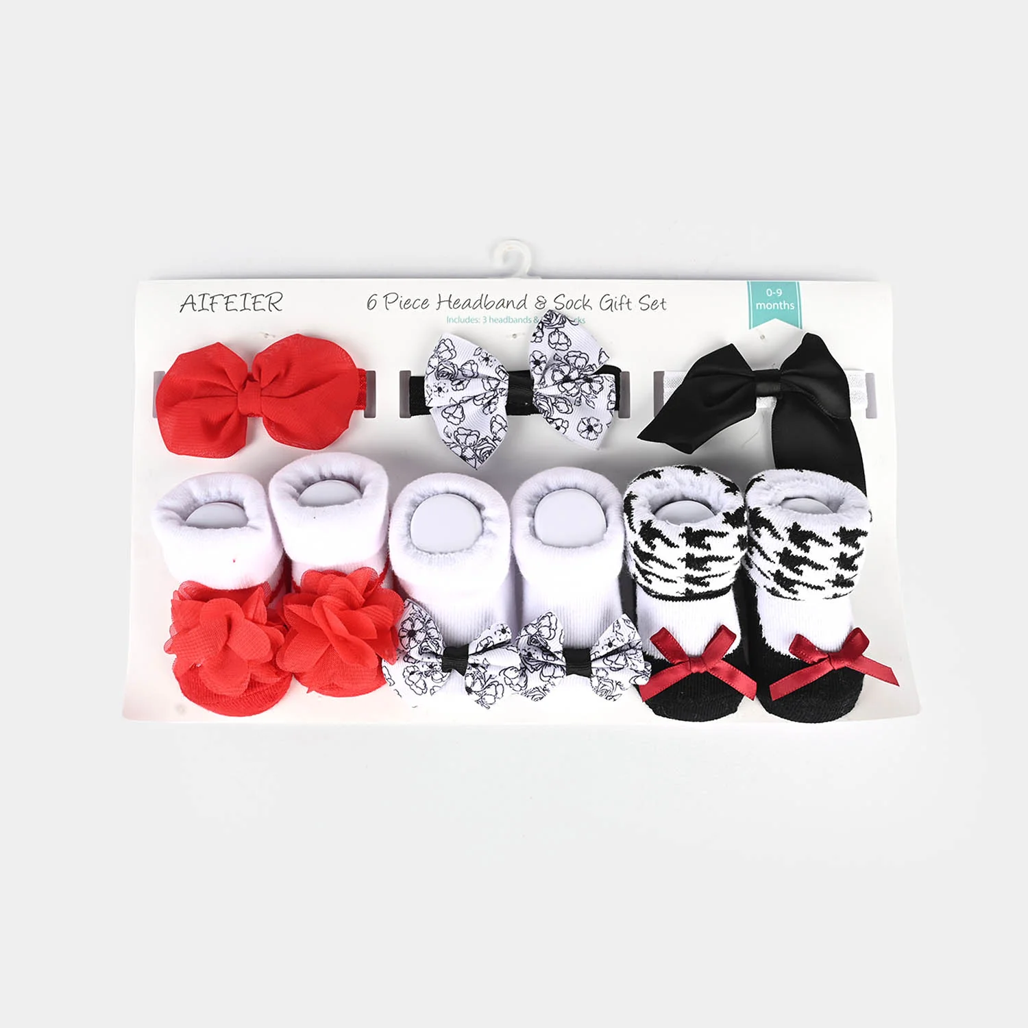 Baby Booties With Ribbon Pack of 3 - Image 2