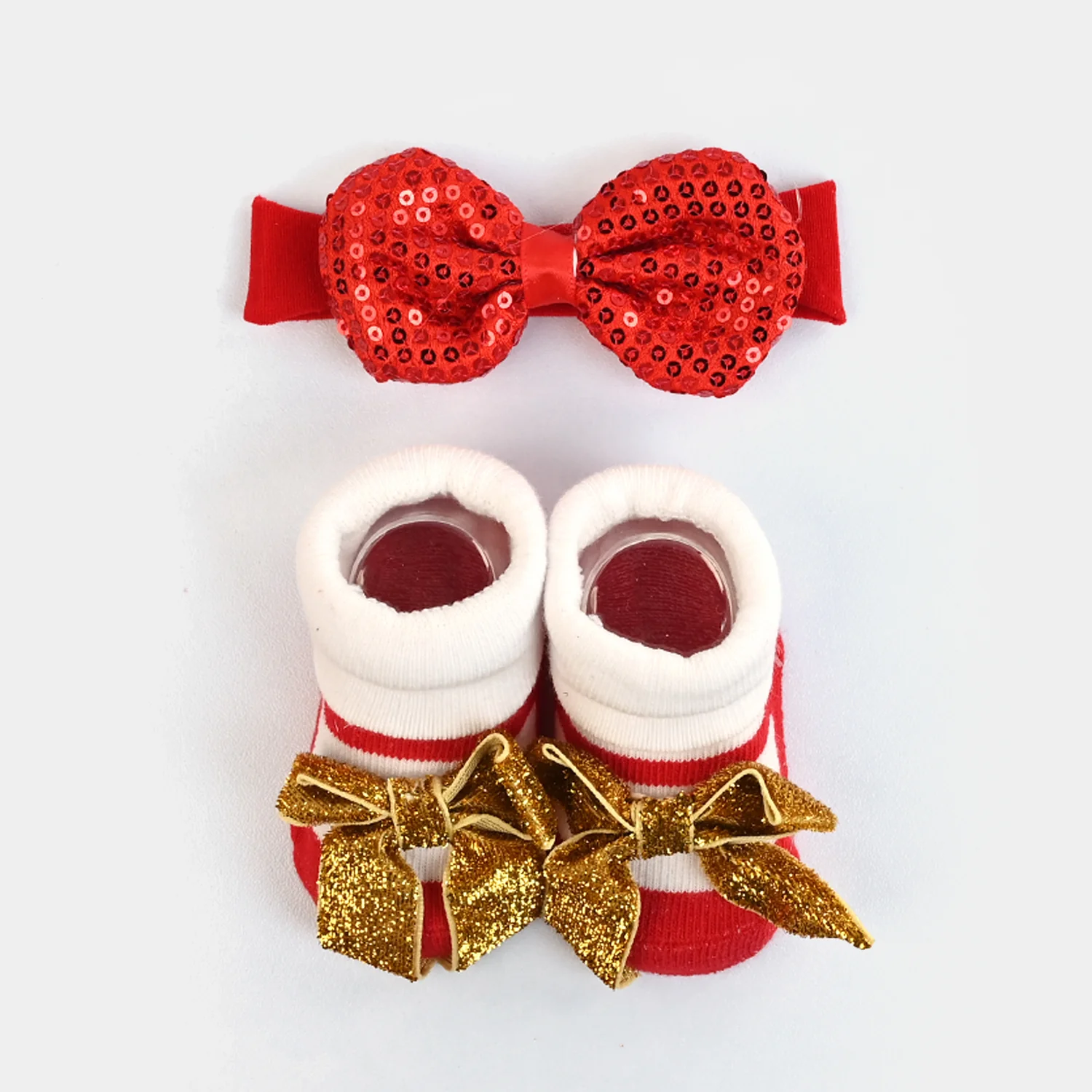 Infant Socks with Headband Set - Image 2