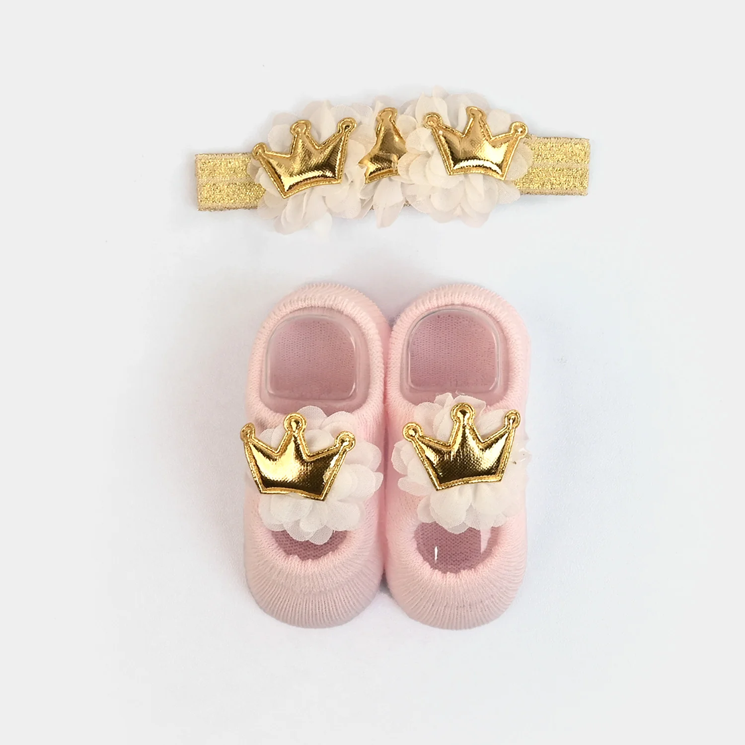 Infant Socks with Headband Set - Image 2