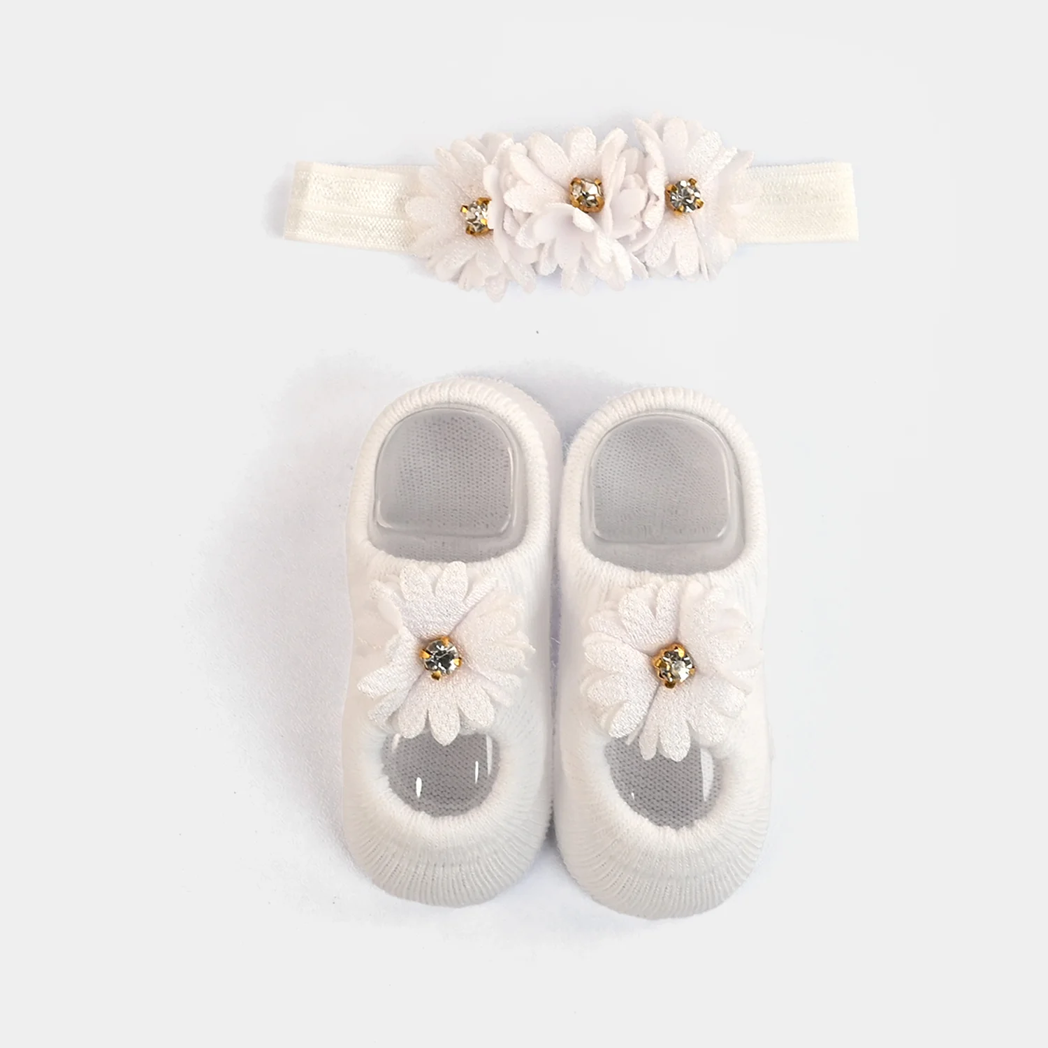 Infant Socks with Headband Set - Image 2