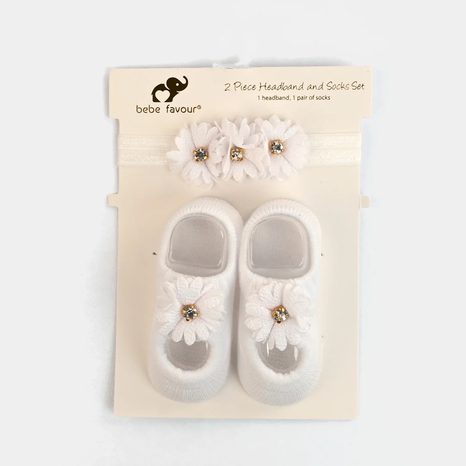 Infant Socks with Headband Set - Image 3