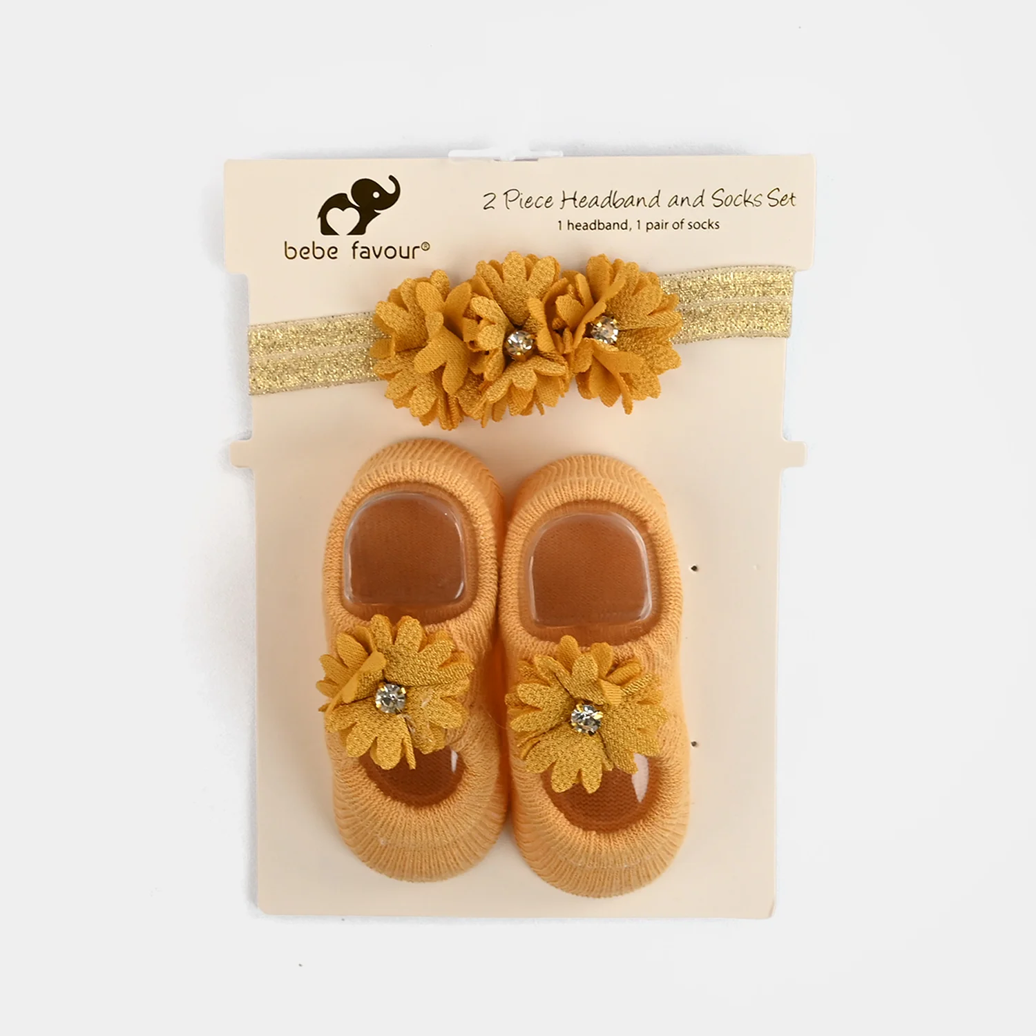 Infant Socks with Headband Set - Image 3