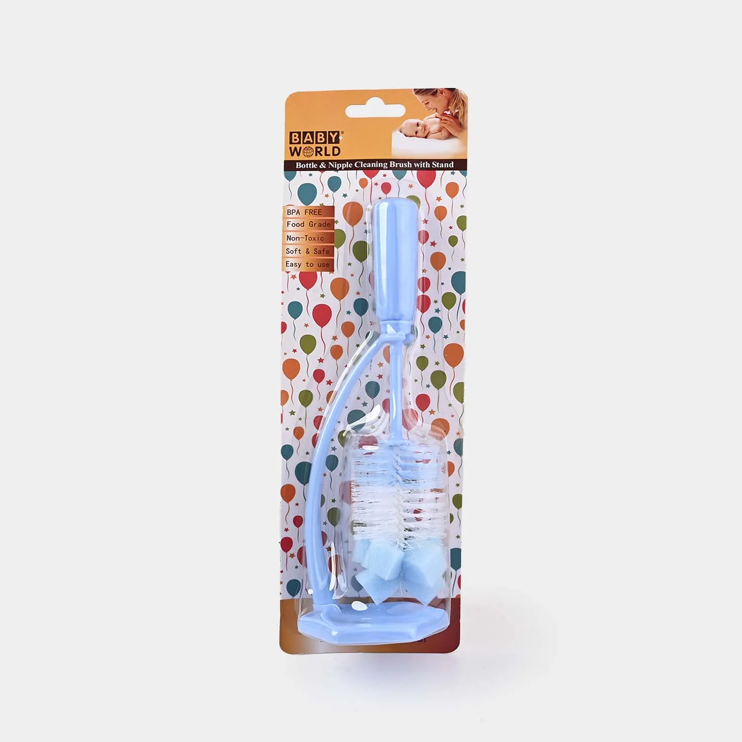 Bottle Cleaning Brush with Bottle Holder | 7370 Blue
