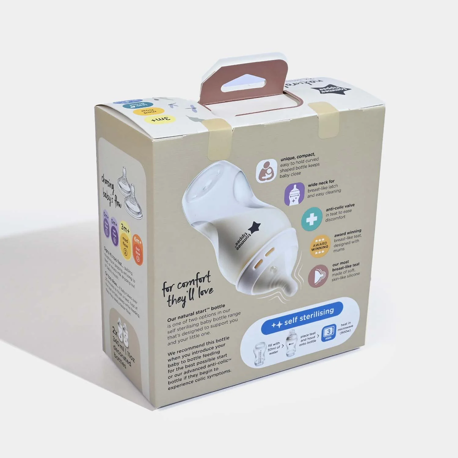 Natural Start Bottle Pack Of 2 340ML - Image 3
