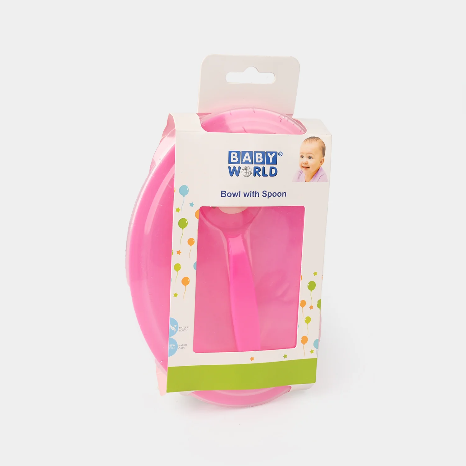 Baby Bowl & Spoon Set 4046 Pink