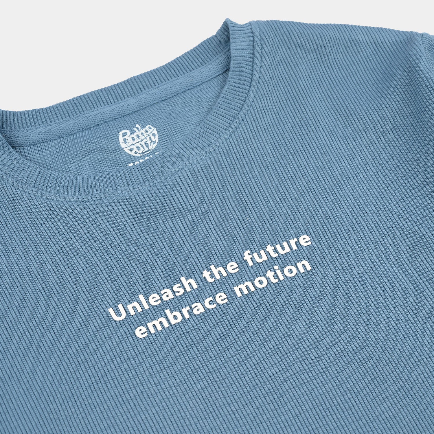 Boys 2x1 Rib T-Shirt (Unleash The Future) – Blue - Image 4