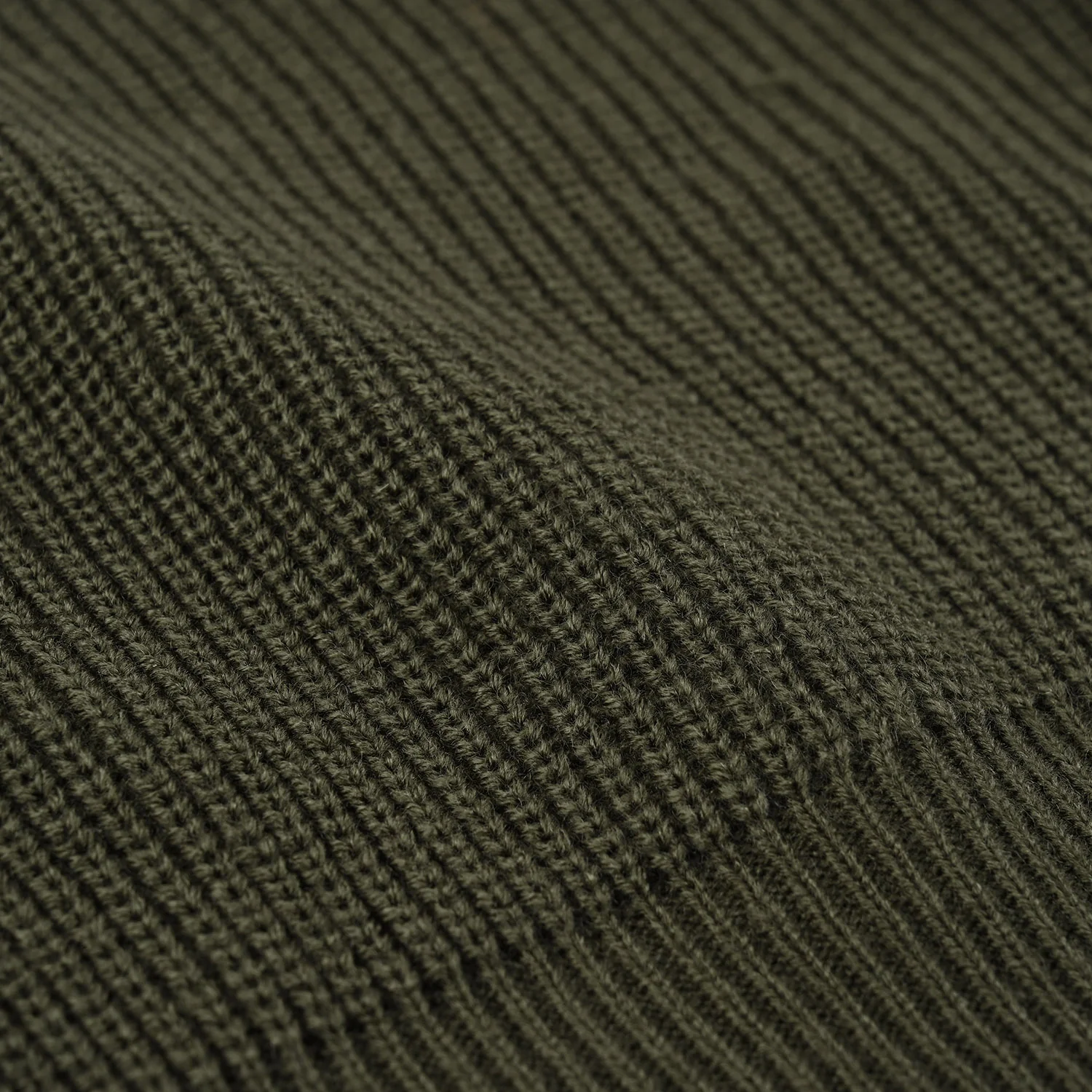 Boys Acrylic Polo Sweater - Olive - Image 3