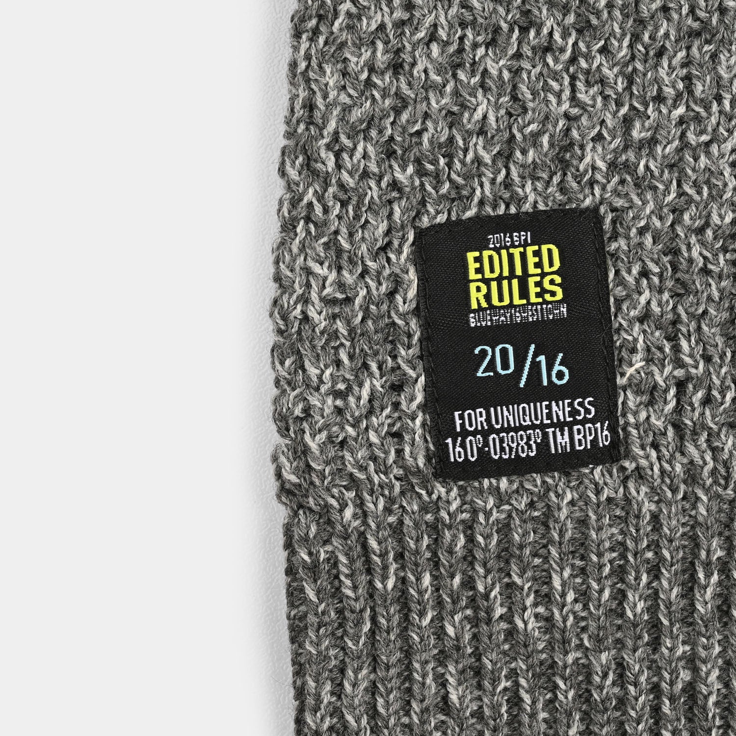 Boys Acrylic Sweater-Rules-GREY - Image 5
