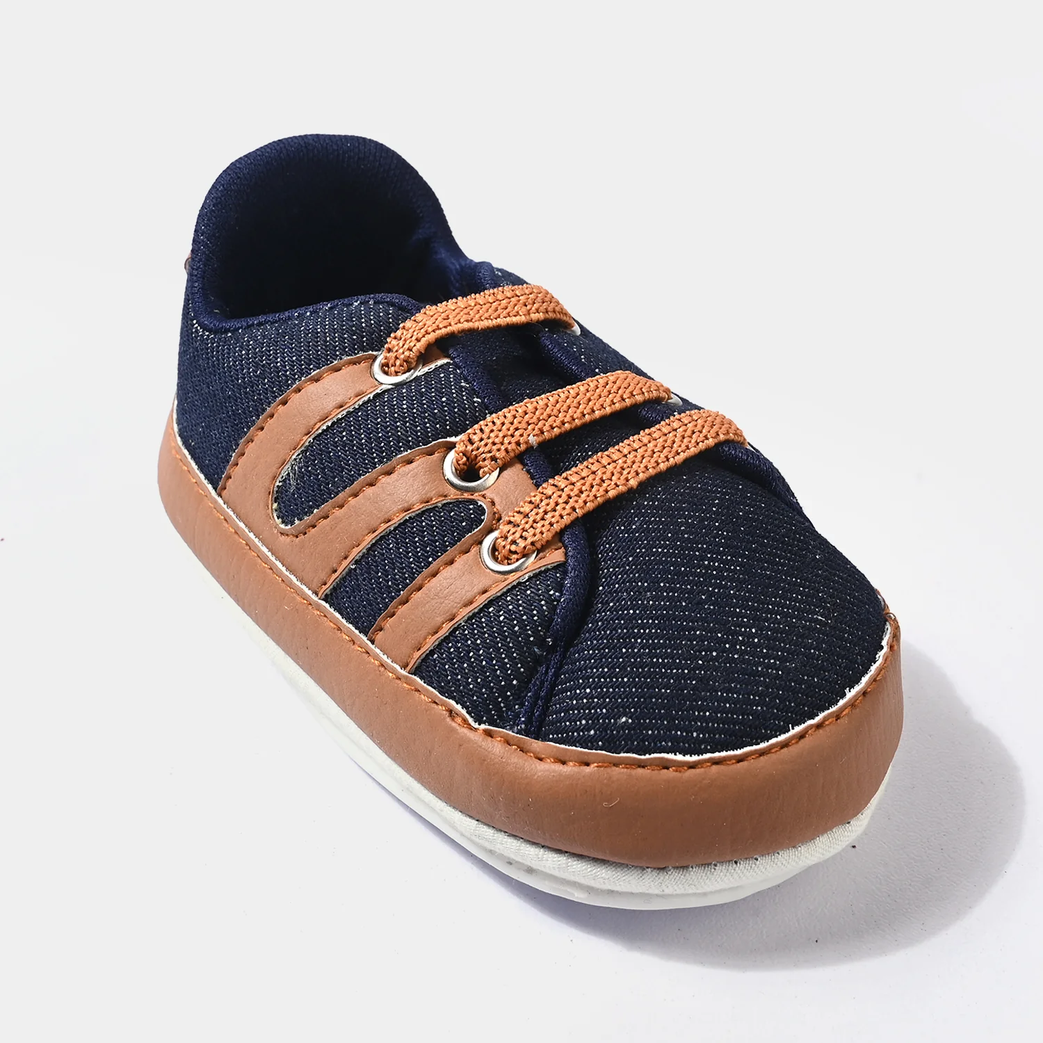 Infant Boys Shoes 222-25-Brown/Blue