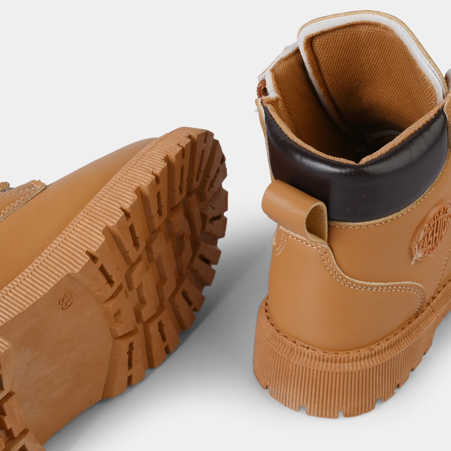 Boys Boots A01 - Brown - Image 2