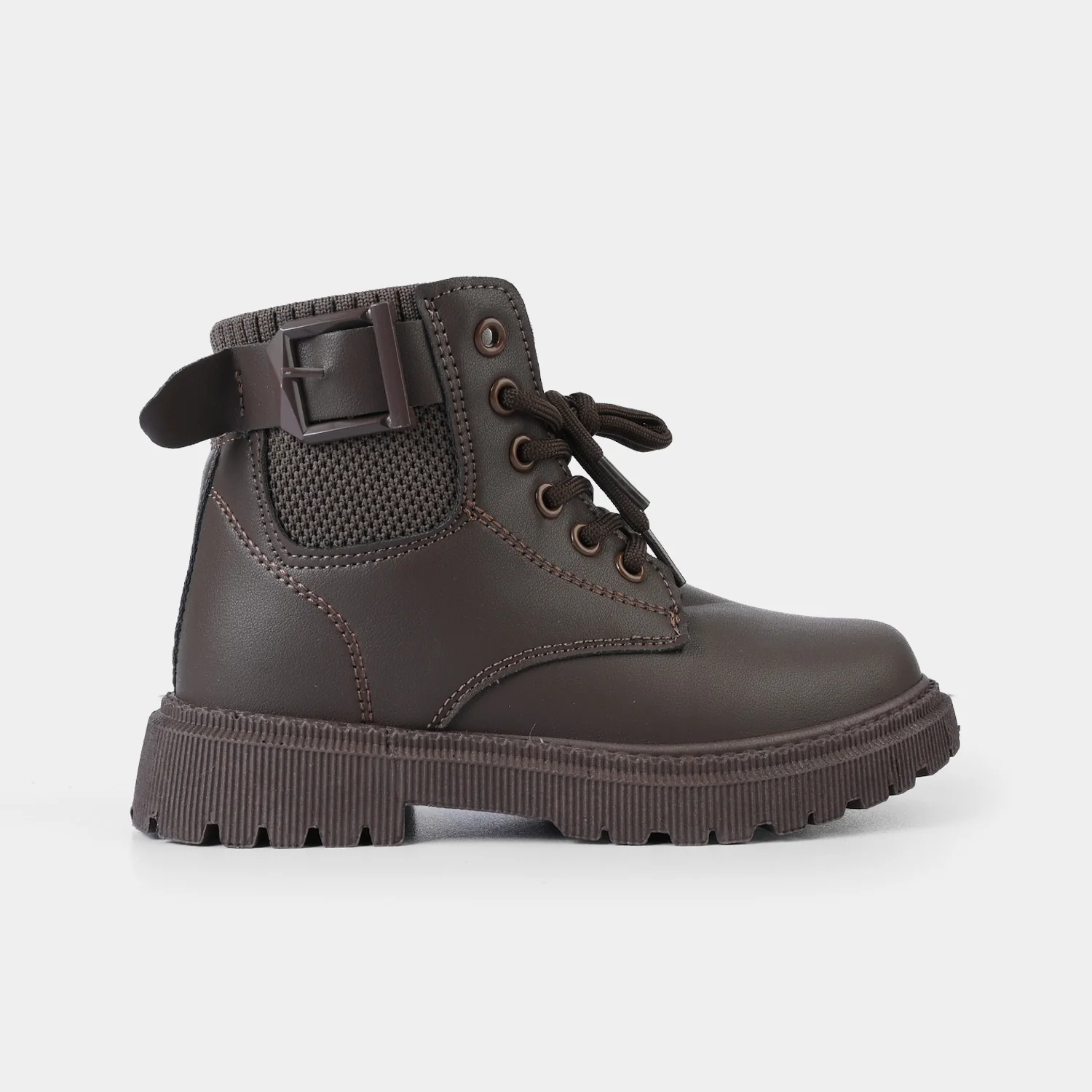 Boys Boots A02 - Brown - Image 4