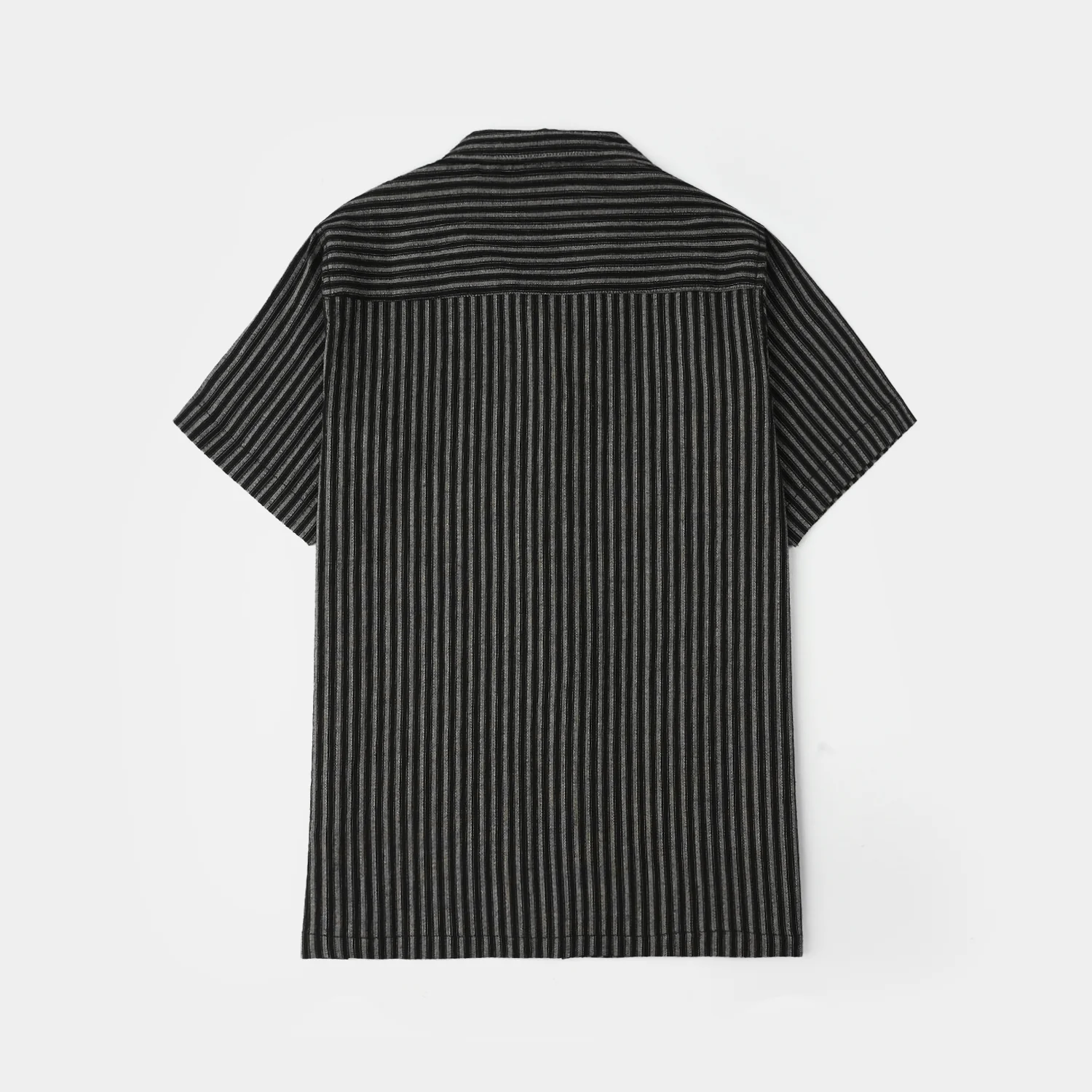 Boys Yarn dyed Casual Shirt (Resort) - Black - Image 4
