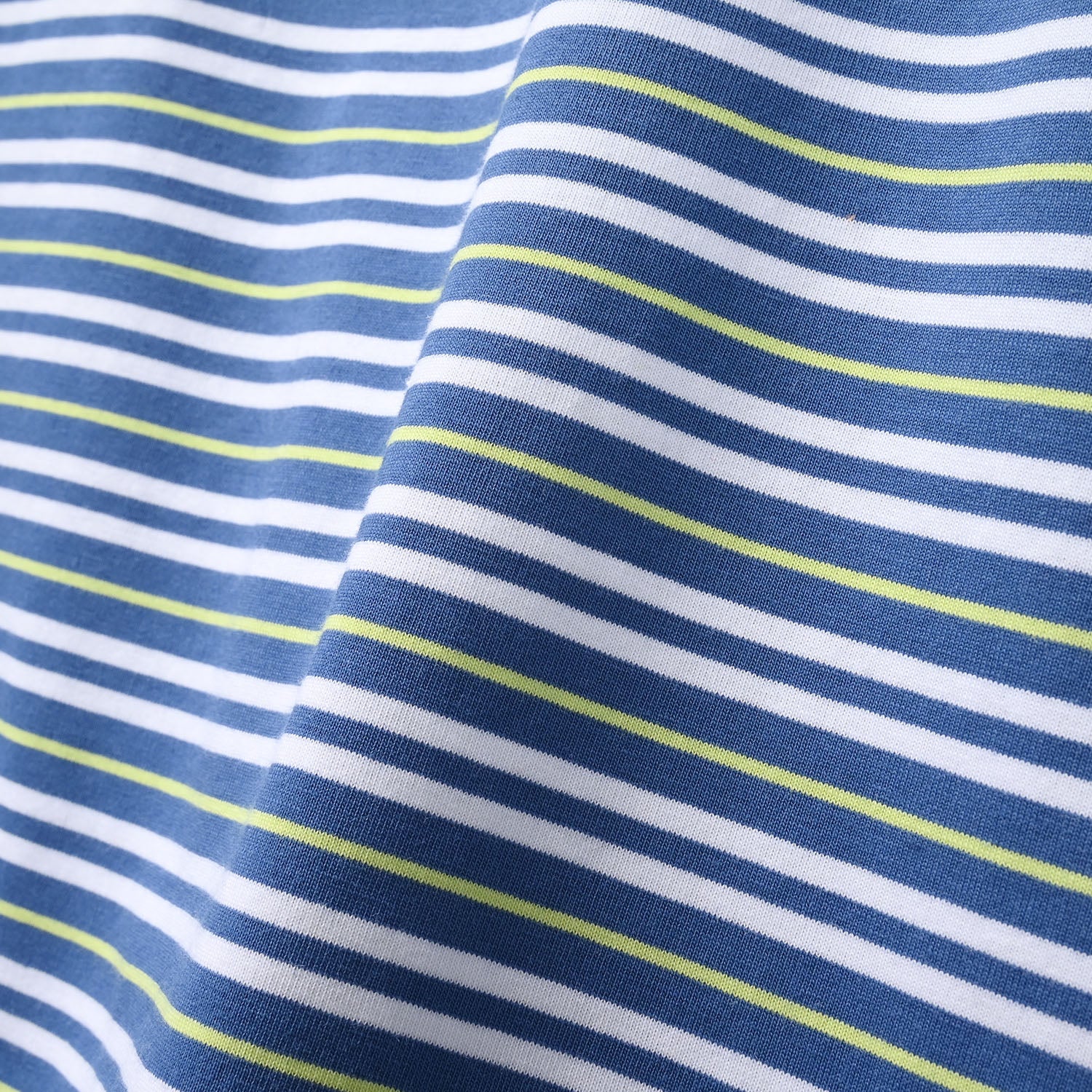 Boys Yarn Dyed T-Shirt (Summer Days) - Blue - Image 3