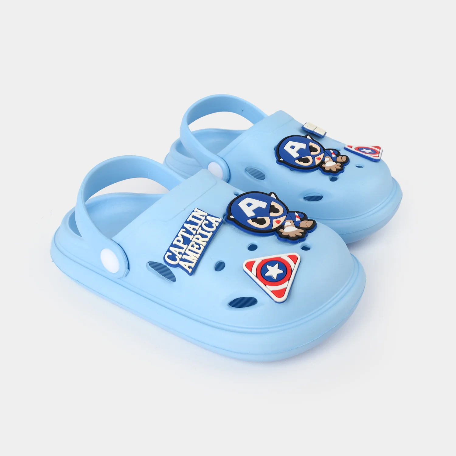 Boys Clogs 118-4-BLUE - Image 3