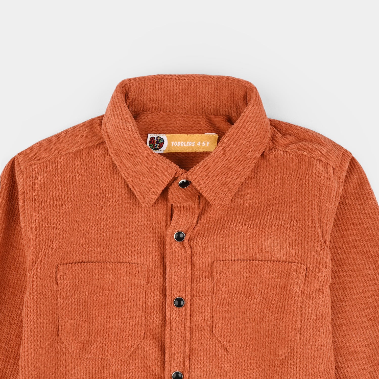 Boys Corduroy Shirt (Ever cord)-Rust - Image 2