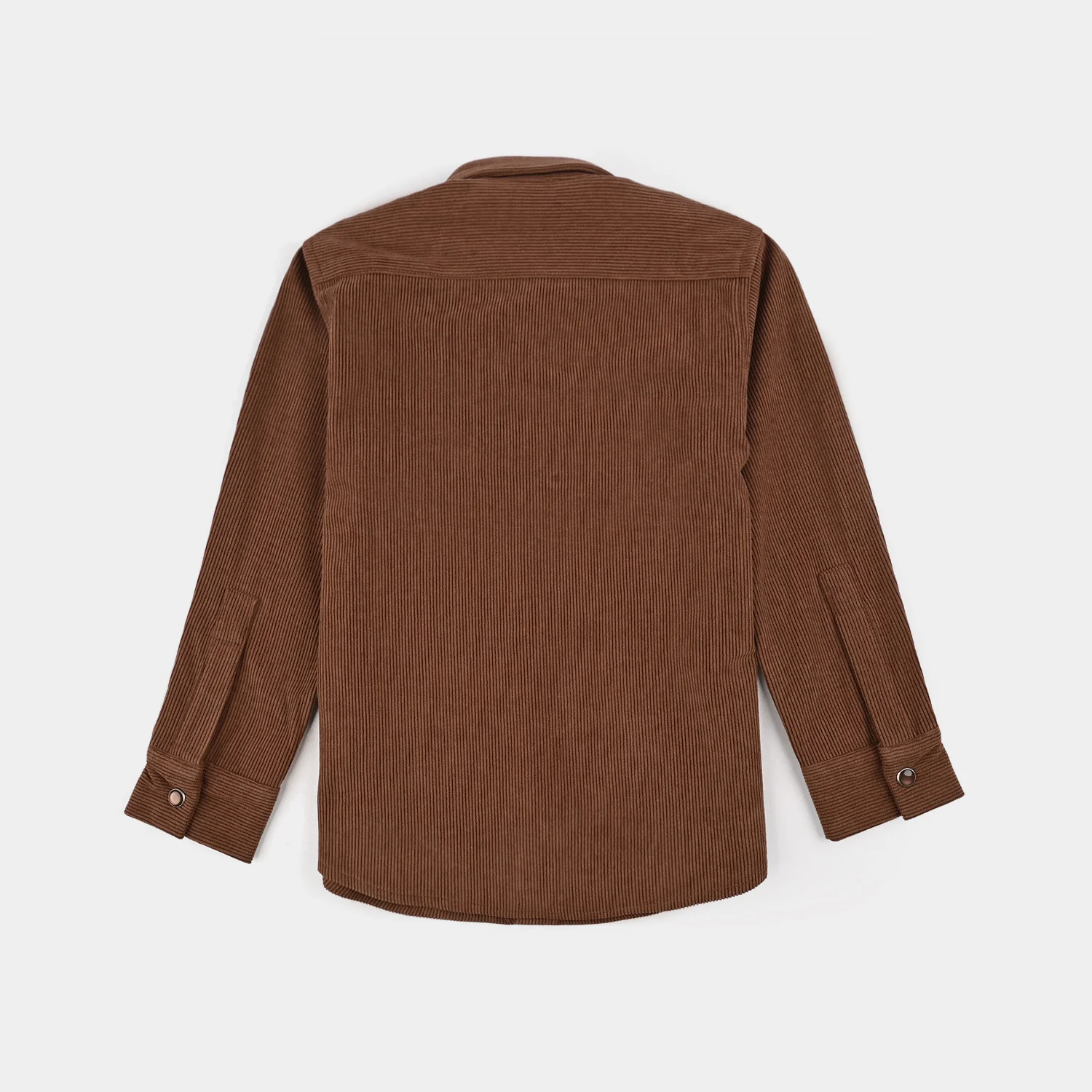 Boys Corduroy Shirt F/S (Today) - BROWN - Image 4
