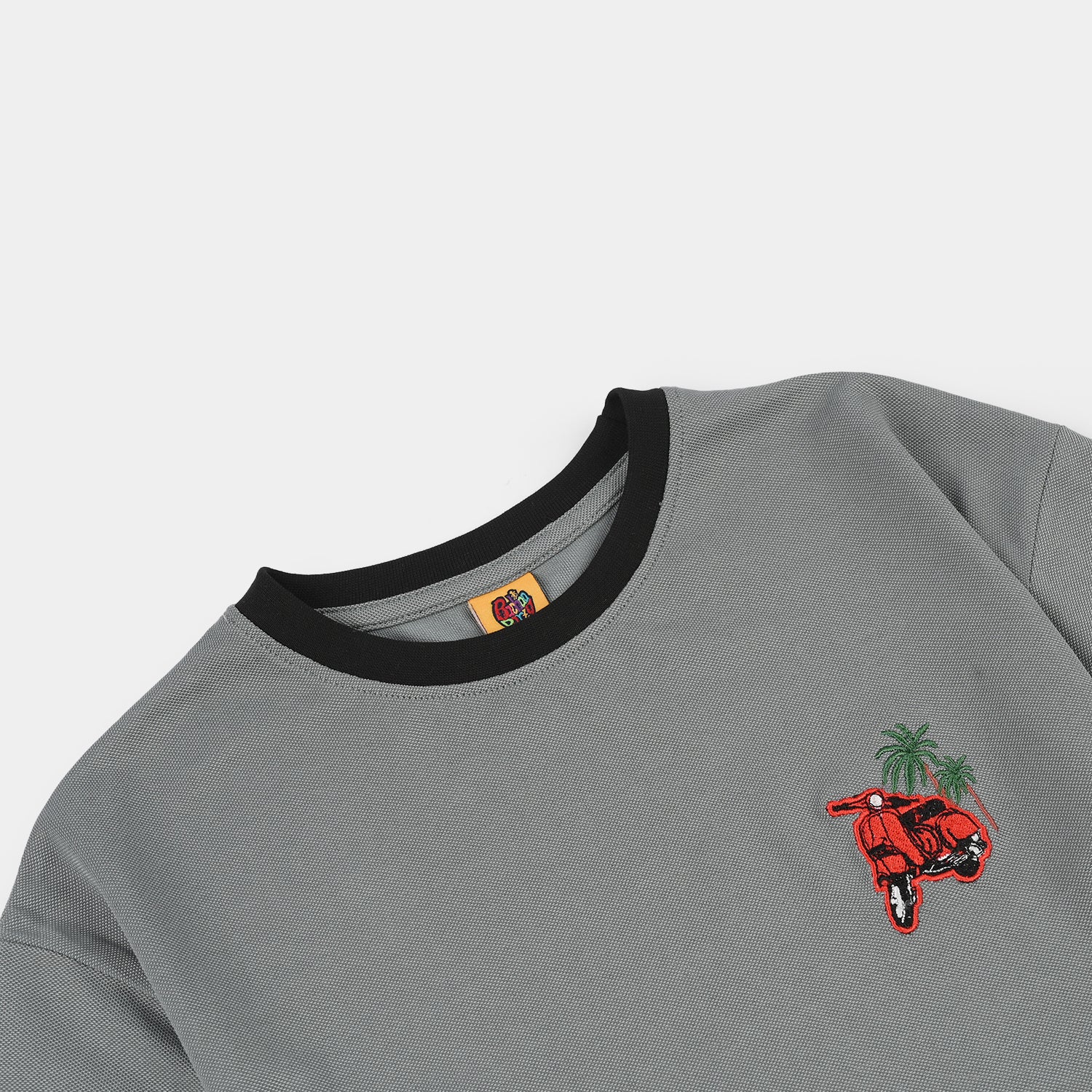 Boys Cotton Interlock T-Shirt (California) - Grey - Image 2