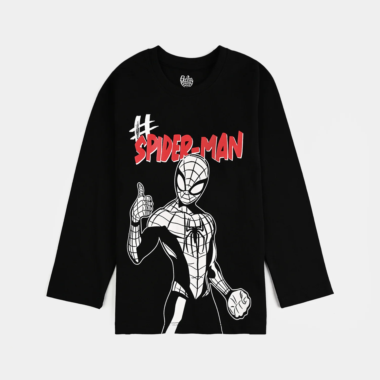 Boys Cotton Jersey T-Shirt F/S Character-BLACK