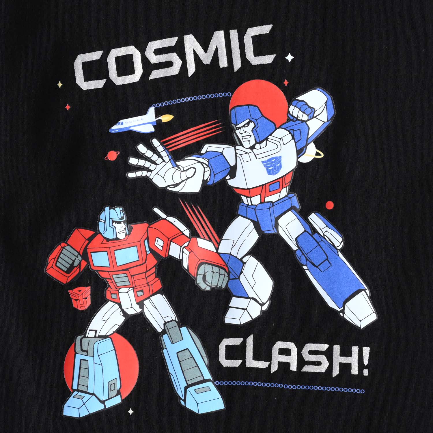 Boys Cotton Jersey T-Shirt (COSMIC CLASH) - Jet Black - Image 2