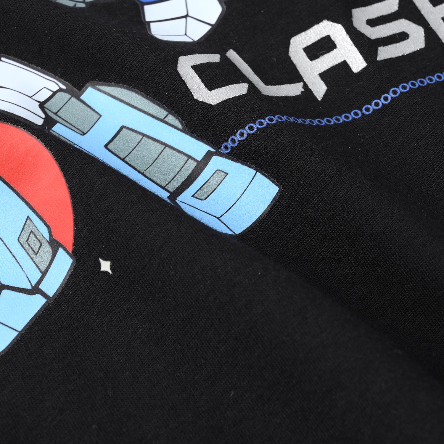 Boys Cotton Jersey T-Shirt (COSMIC CLASH) - Jet Black - Image 3
