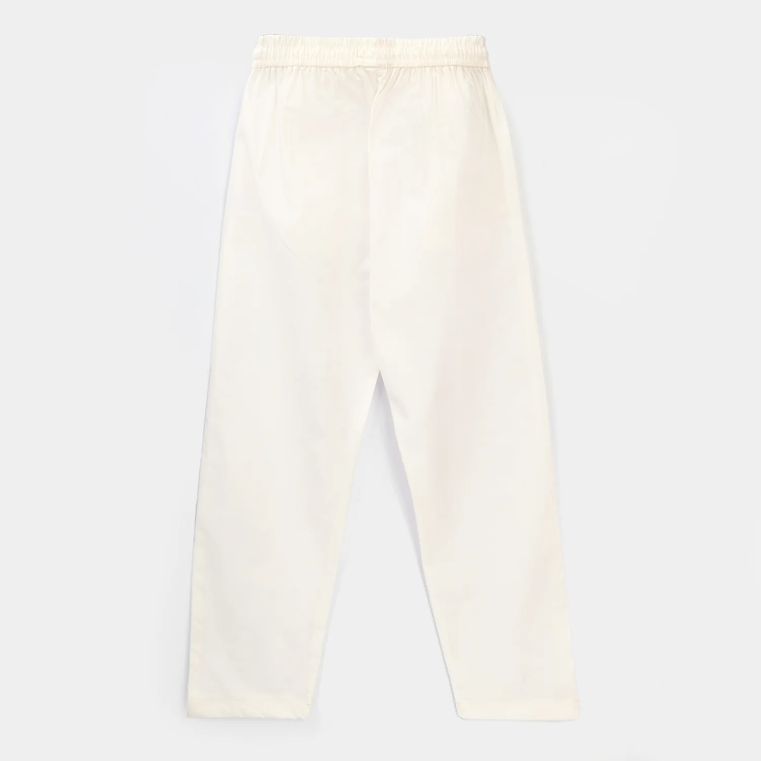 Boys Cotton Pajama - White - Image 4