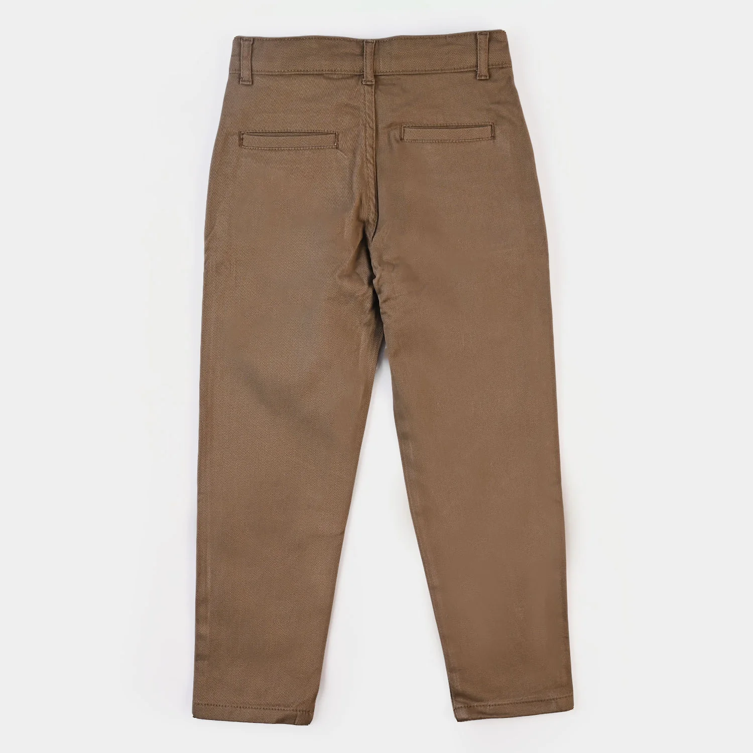 Boys Cotton Pant Basic - Brown - Image 3