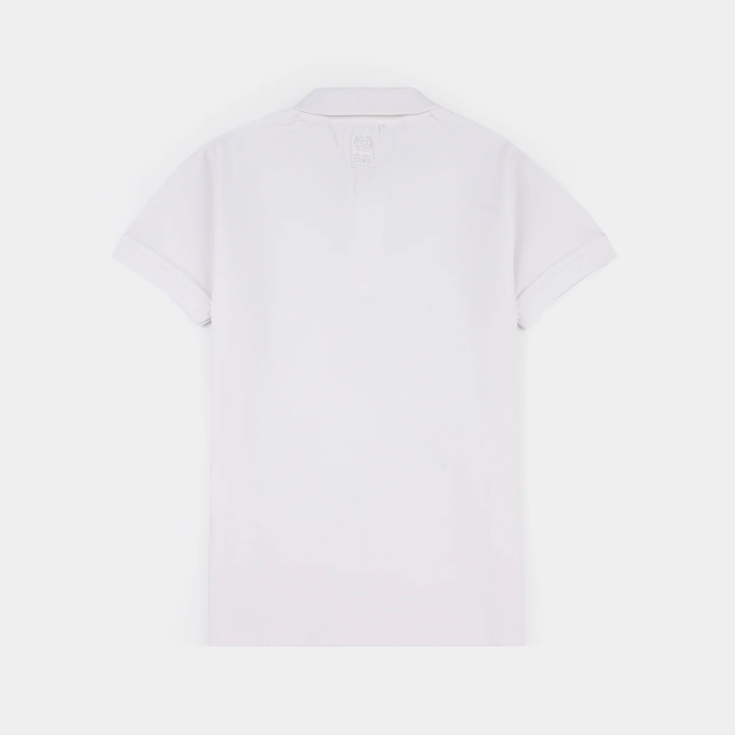 Boys Cotton PK Polo (Basic) – White - Image 4