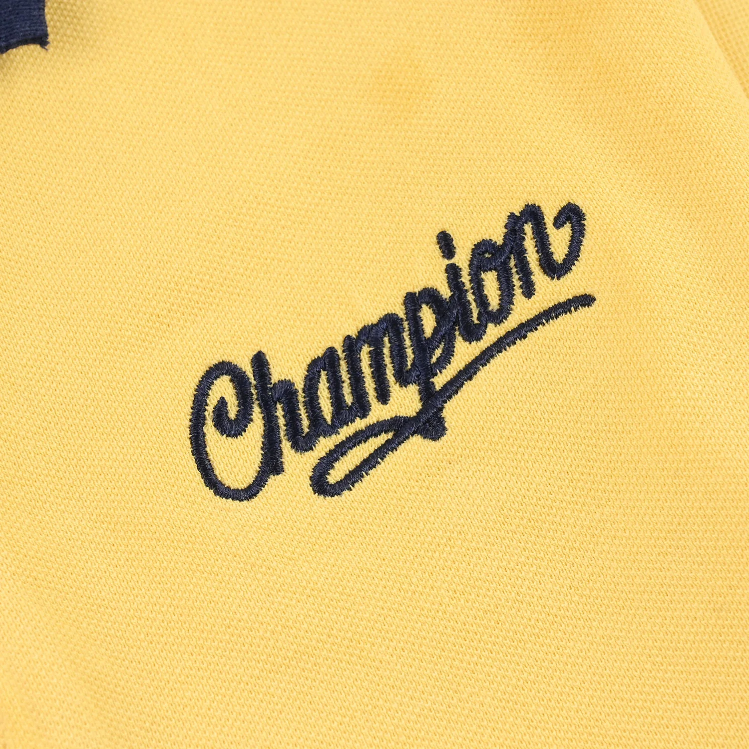 Boys Cotton PK Polo (Champion) - Yellow - Image 3