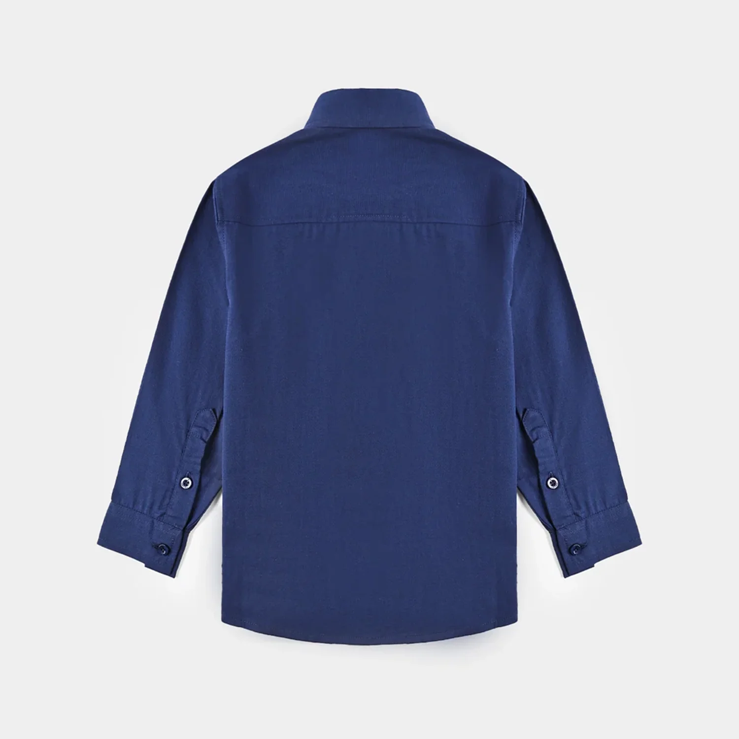 Boys Cotton Shirt - Navy - Image 4