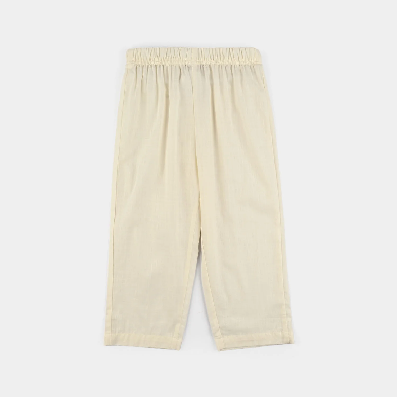 Boys Cotton Slub 3Piece Suit - Off White - Image 4