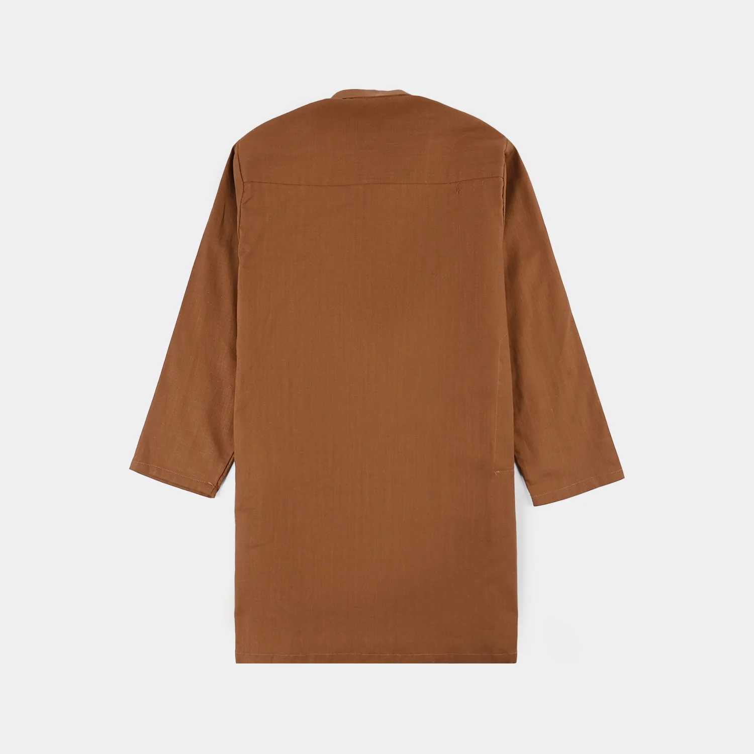 Boys Cotton Slub 3-Piece Suit - Brown - Image 4