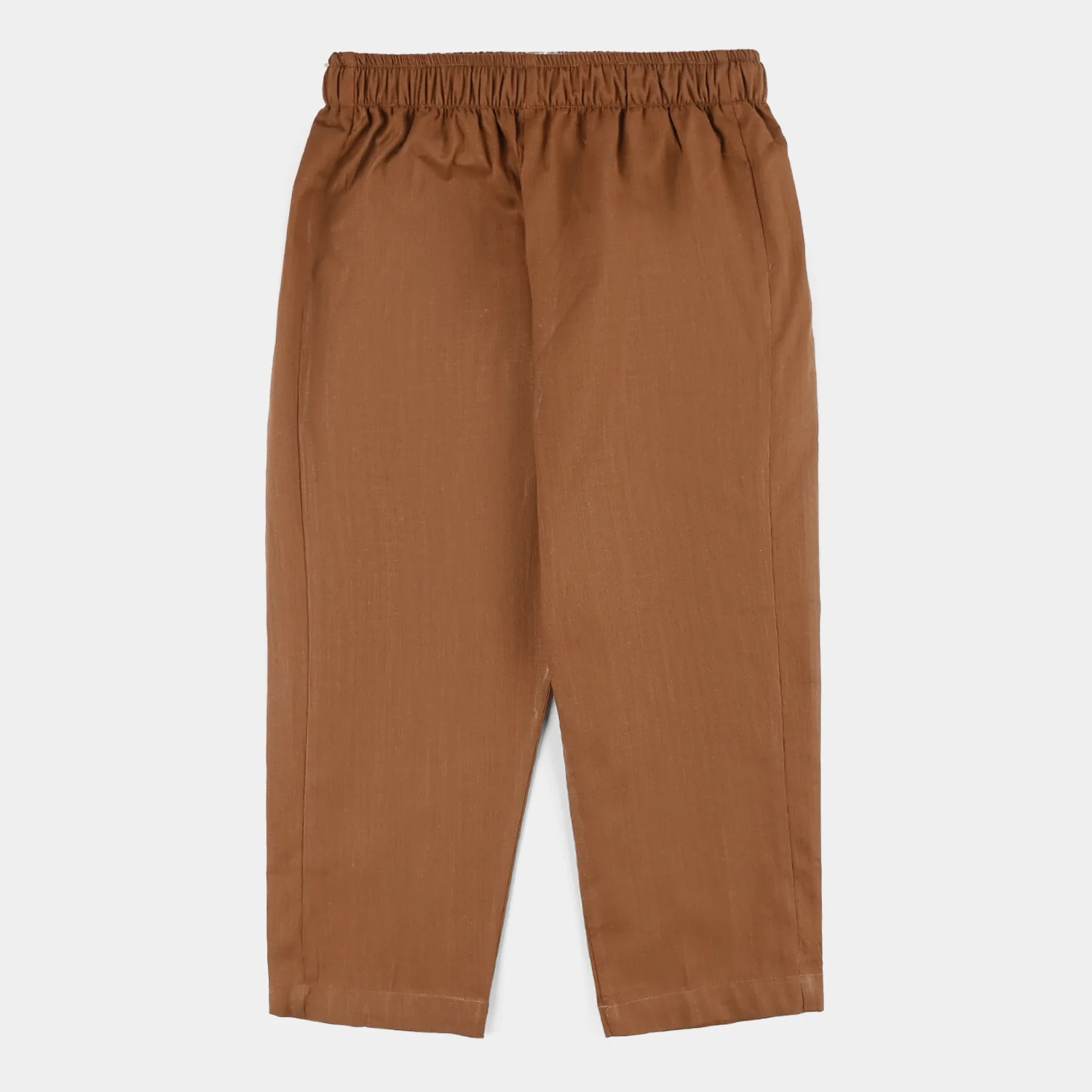 Boys Cotton Slub 3-Piece Suit - Brown - Image 7