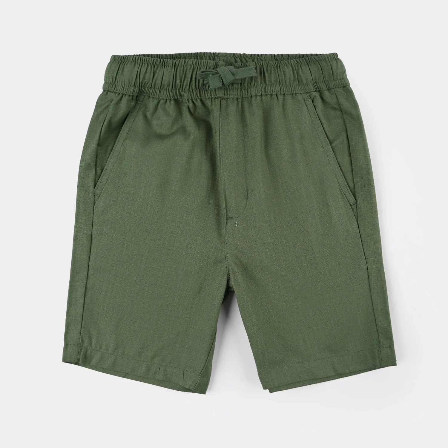 Boys Cotton Slub SHORT SKATE LIFE-Green - Image 3