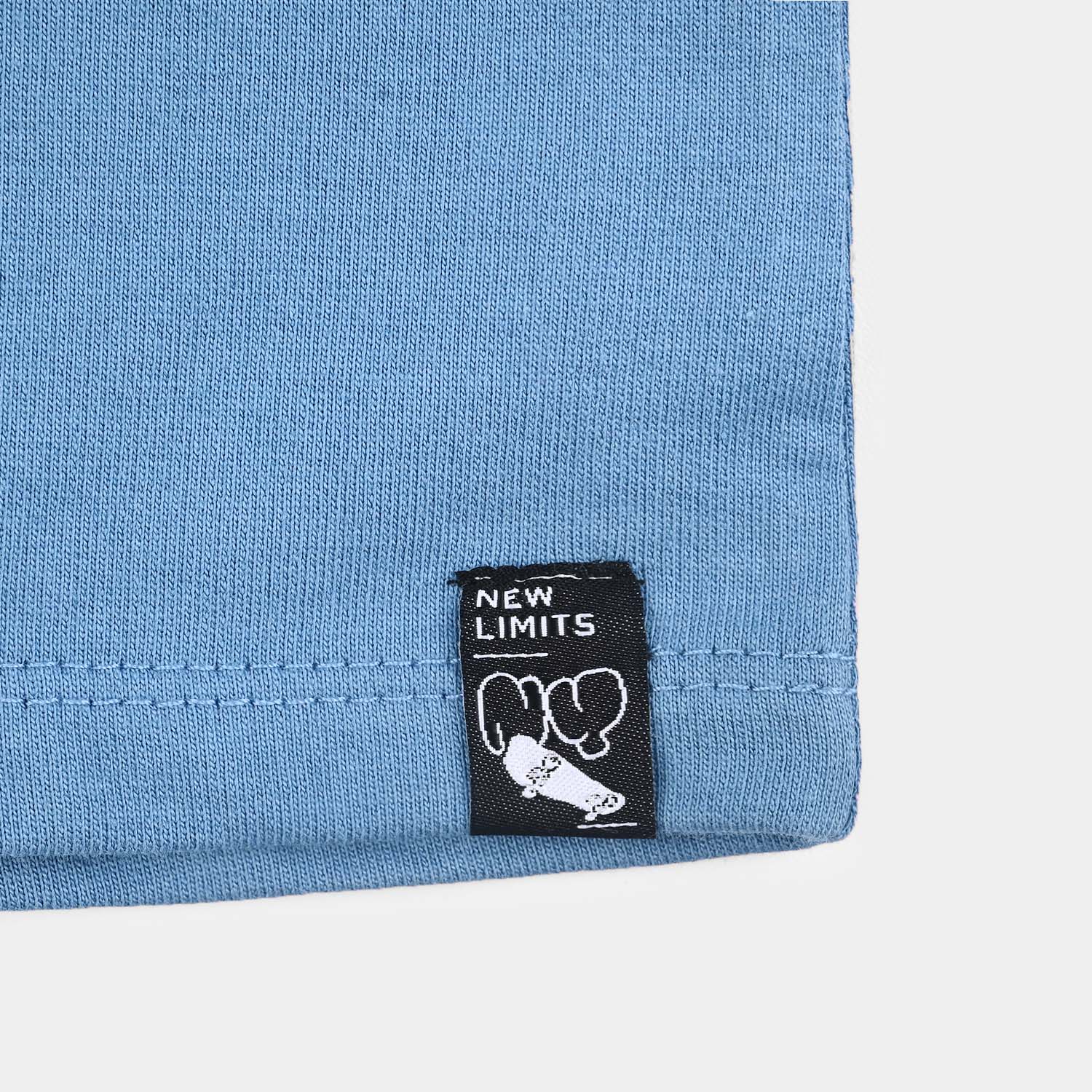 Boys Cotton Terry T-Shirt (It Real) - Blue - Image 5
