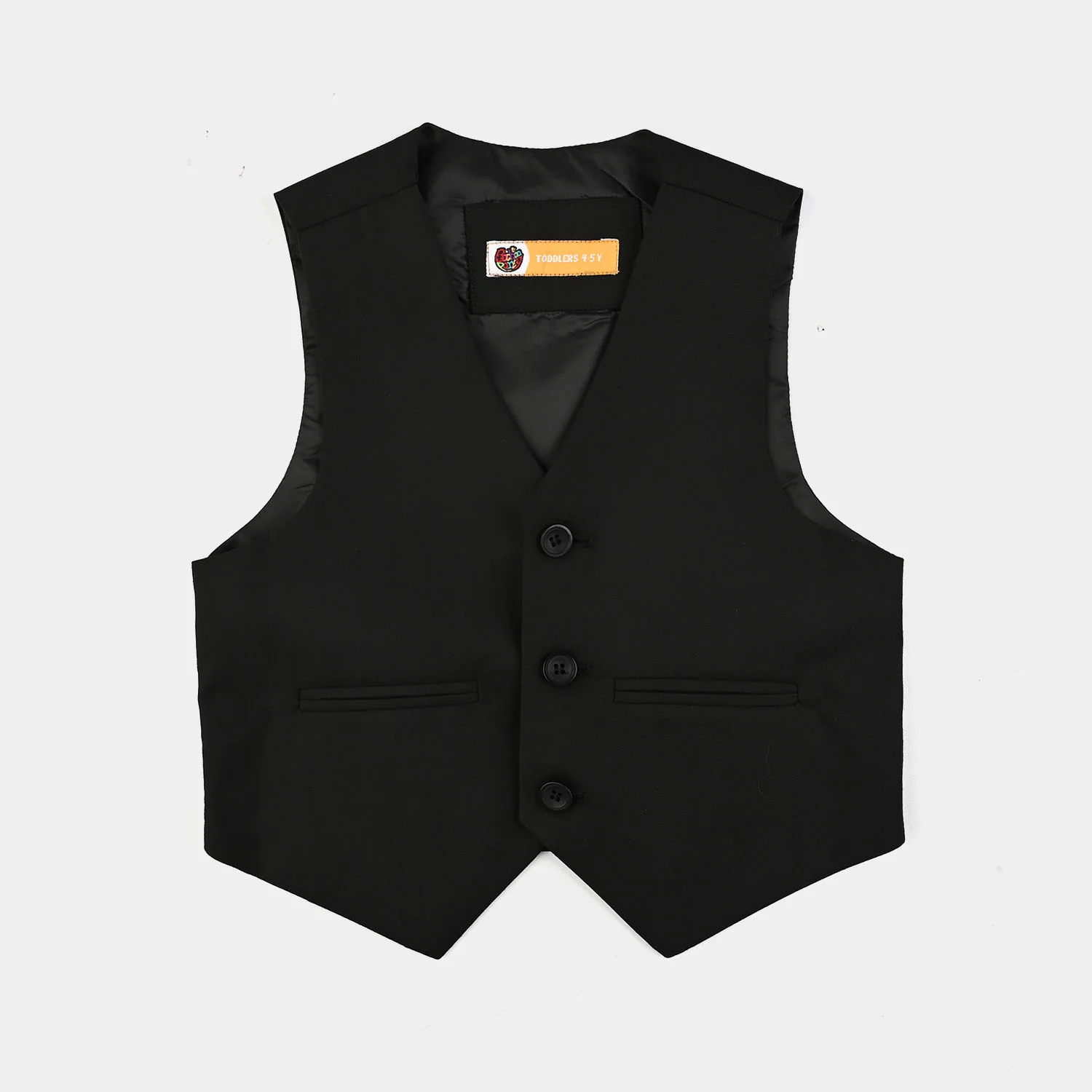 Boys Cotton Twill 3 Piece suit - Black - Image 11